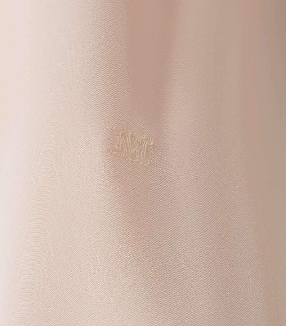 Max Mara Womens Silk Tank Top Pink Image 5