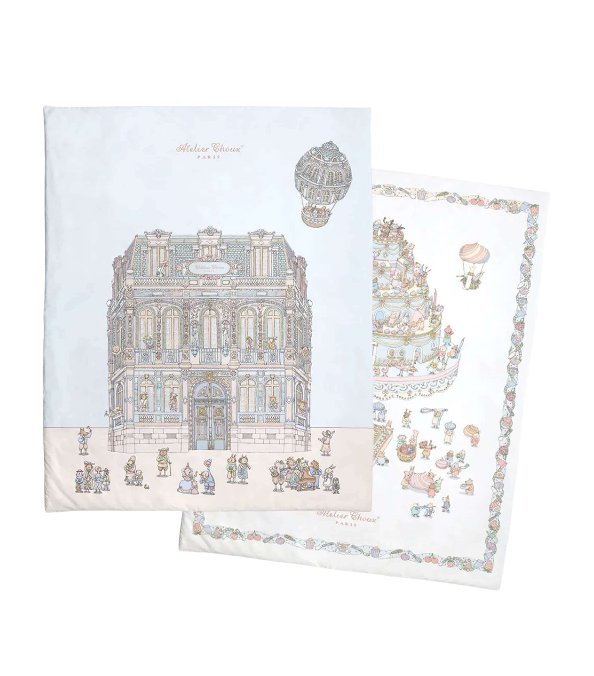 Atelier Choux Reversible Quilt (100cm x 130cm) Le Gateau Image 1