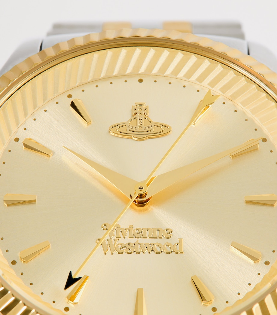 Vivienne Westwood Stainless Steel The Seymour Watch 38mm Silver/gold Chmpagne Image 6