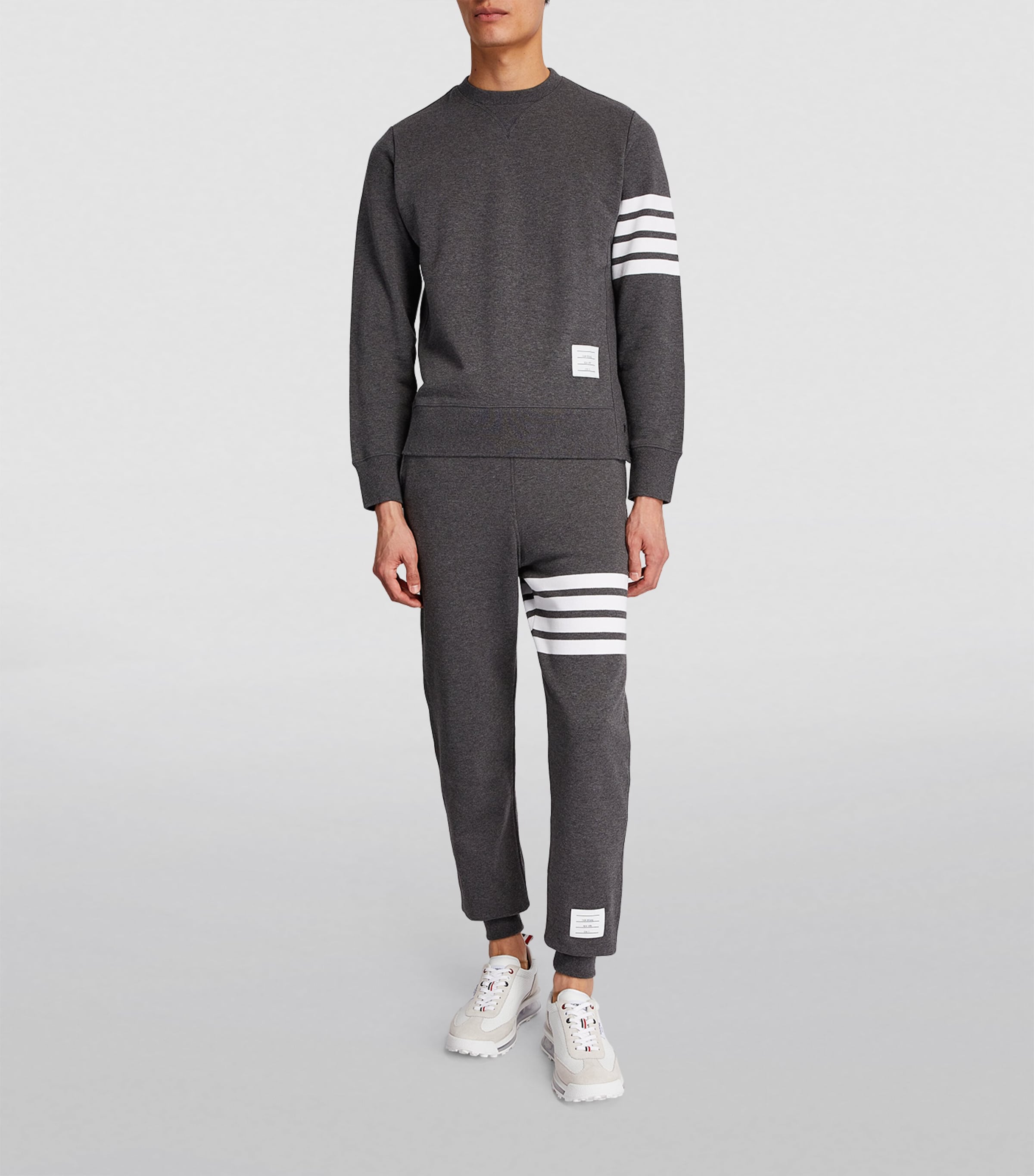 Four-Stripe Sweatpants DARK GREY Image 2