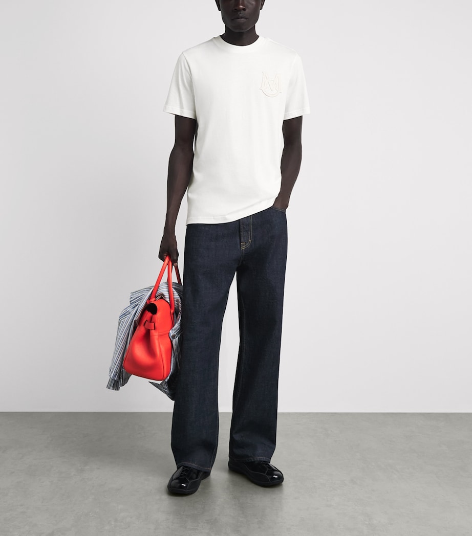 Moncler Mens Cotton Logo T-Shirt Image 2