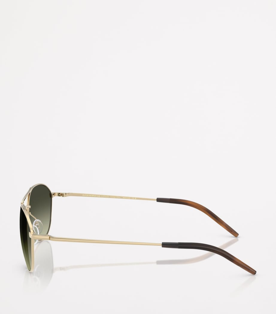 Oliver Peoples Aero II Aviator Sunglasses Image 3