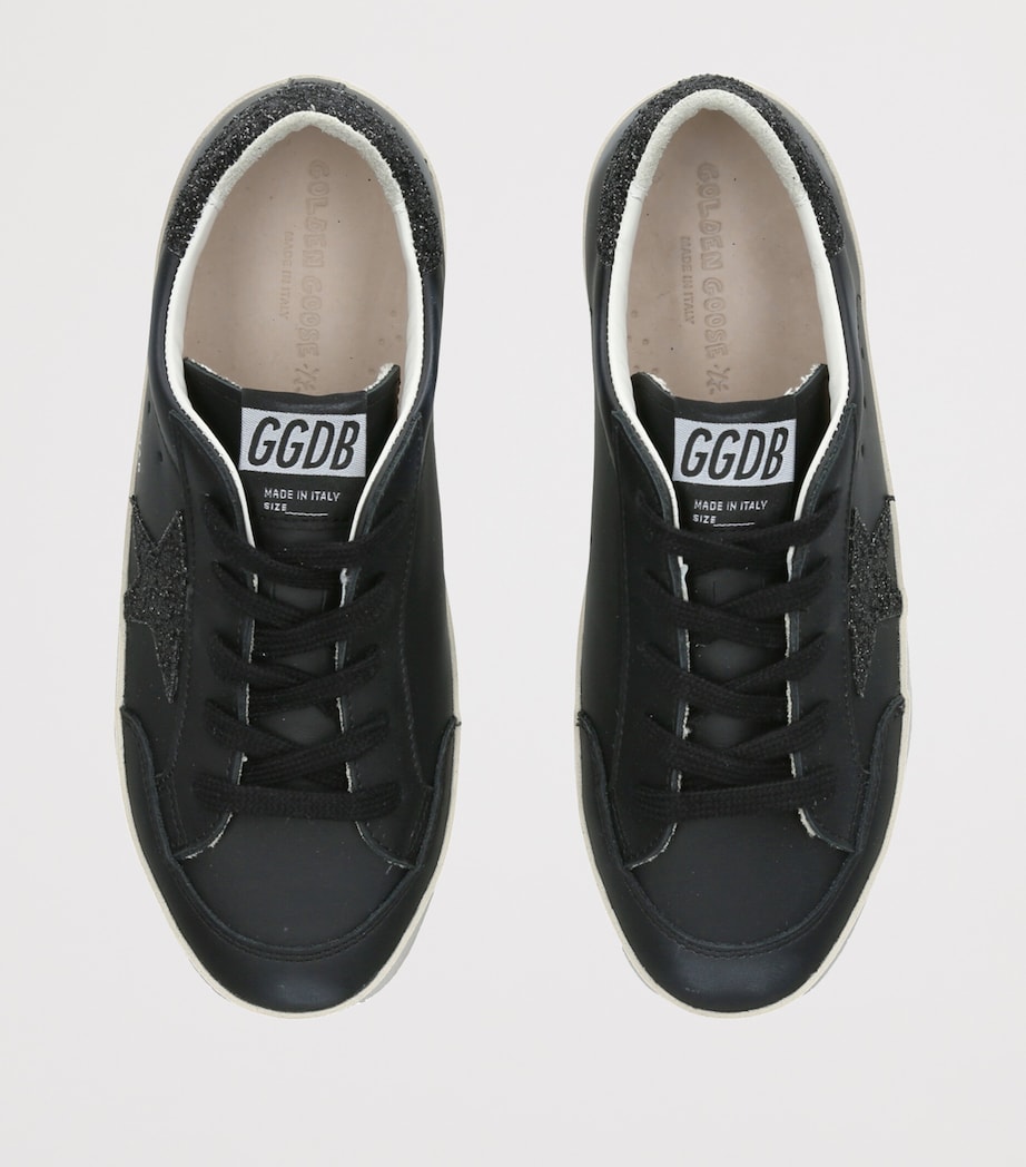 Golden Goose Leather Super-Star Sneakers Black Image 3