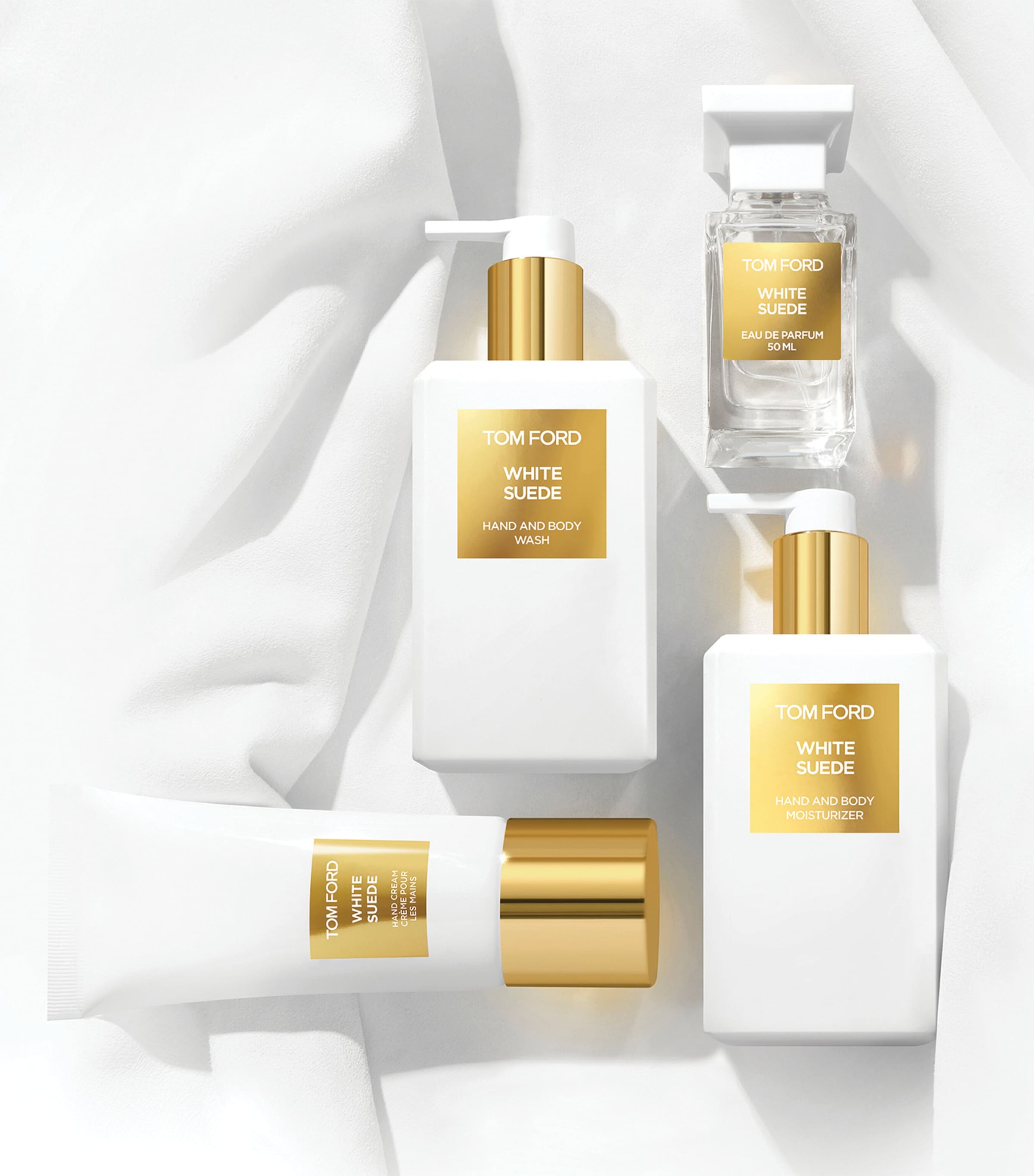 White Suede Hand and Body Wash (240ml) NO COLOUR Image 4