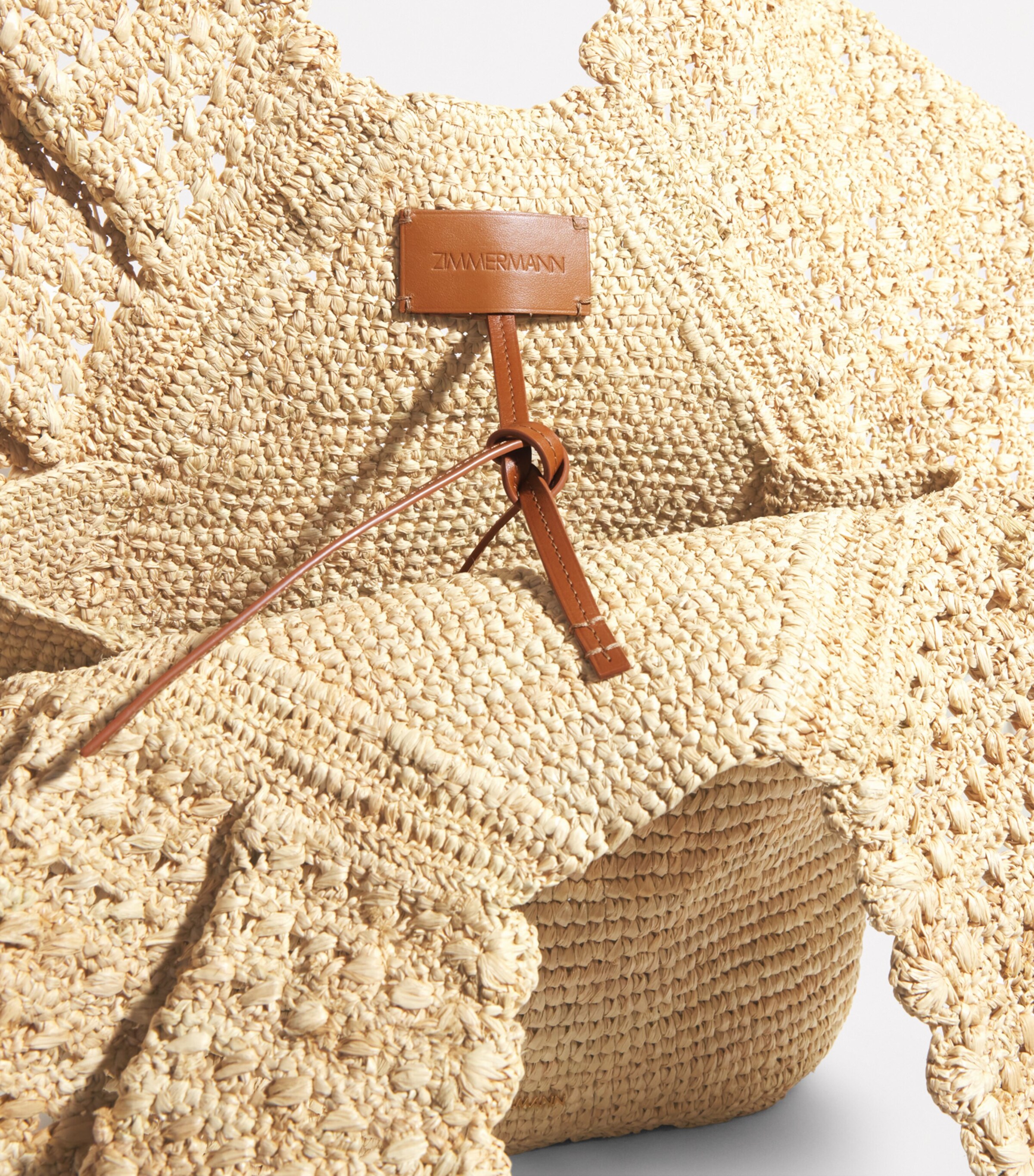 Raffia Tote Bag NATURAL Image 4