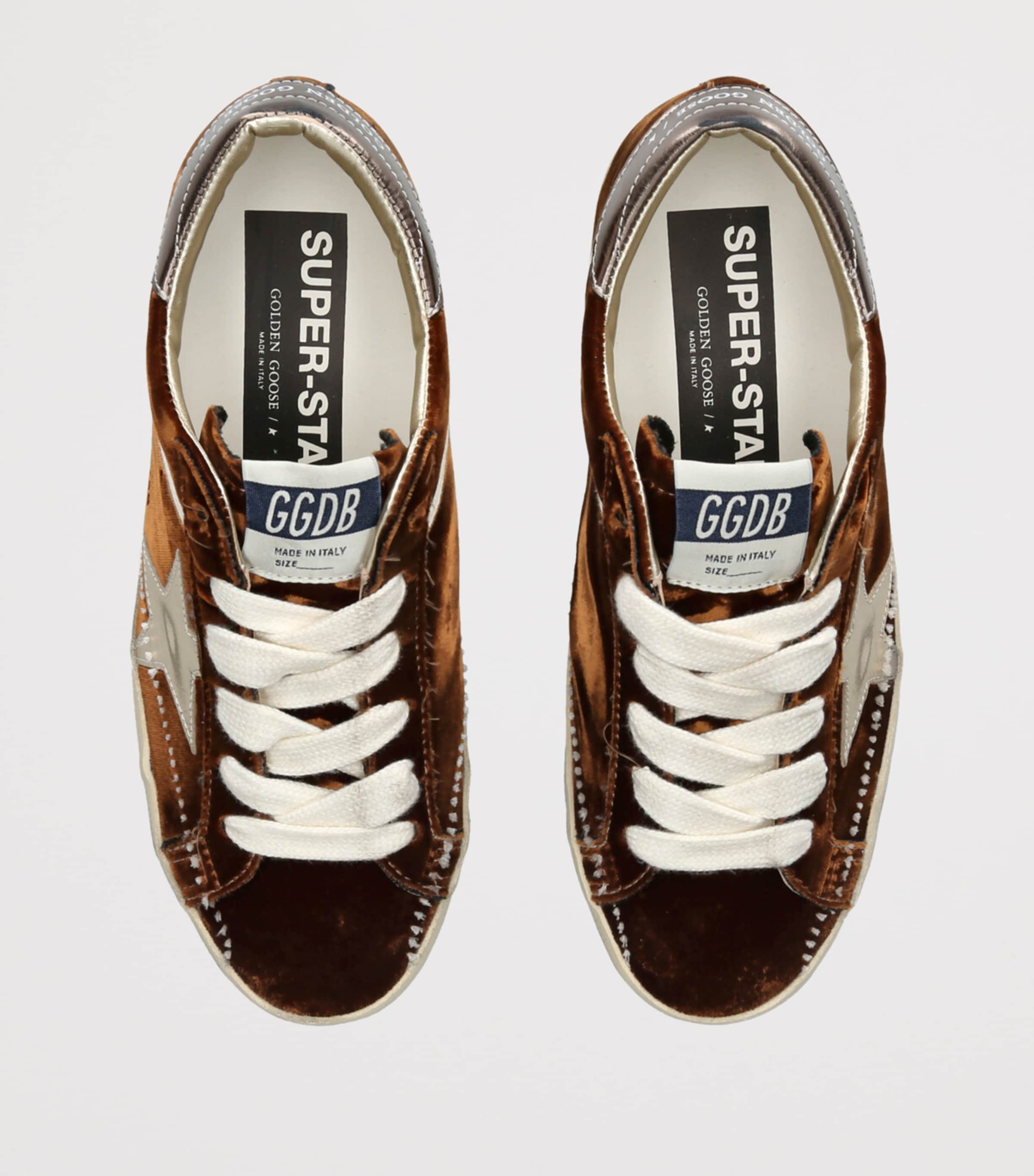 Velvet Super-Star Sneakers DK.BRN COM Image 4