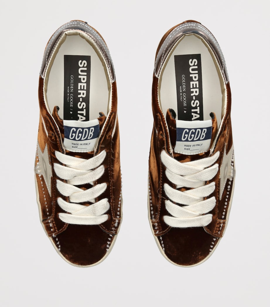 Velvet Super-Star Sneakers DK.BRN COM Image 4