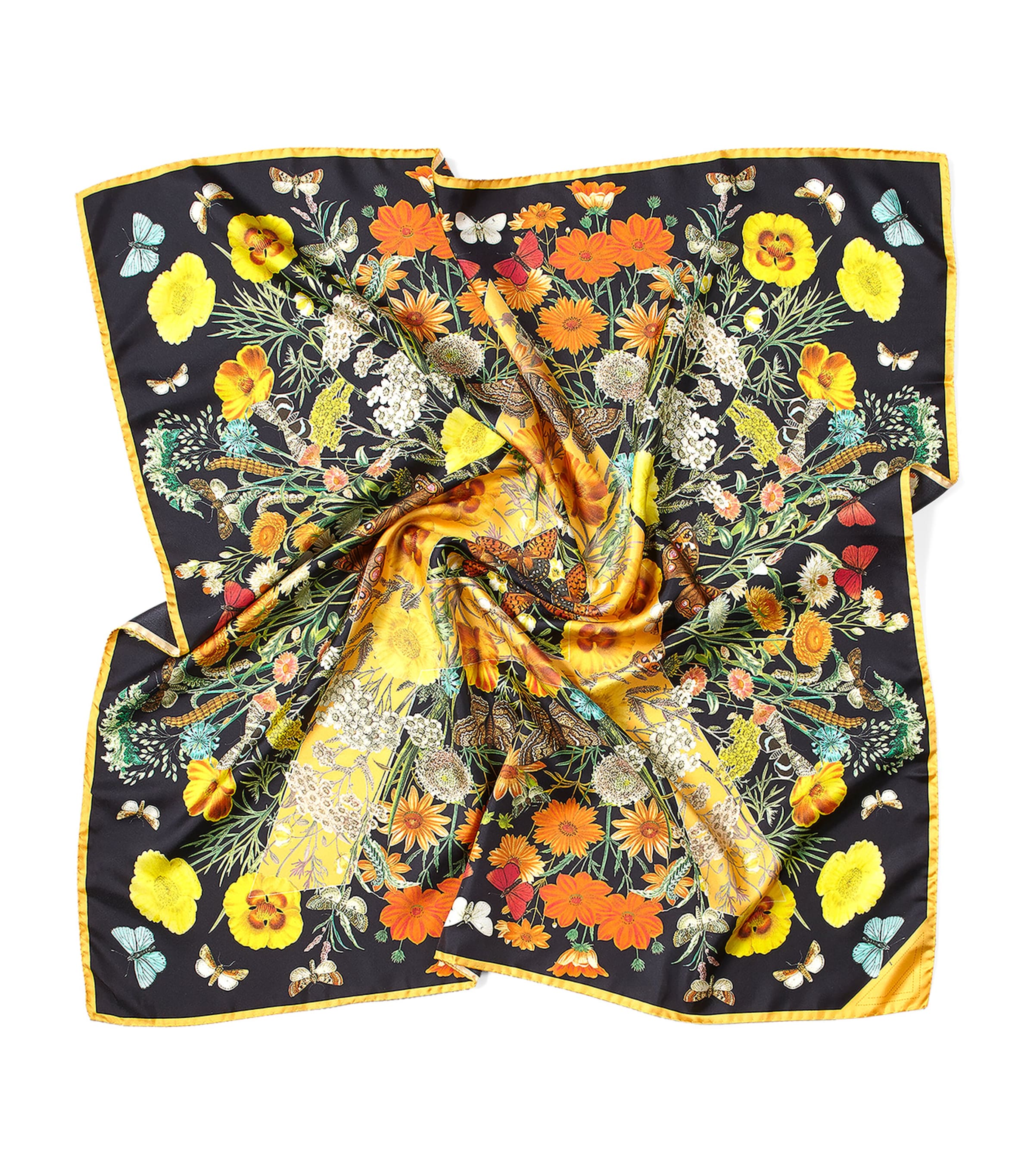 Silk Botanical Scarf MULTI Image 2