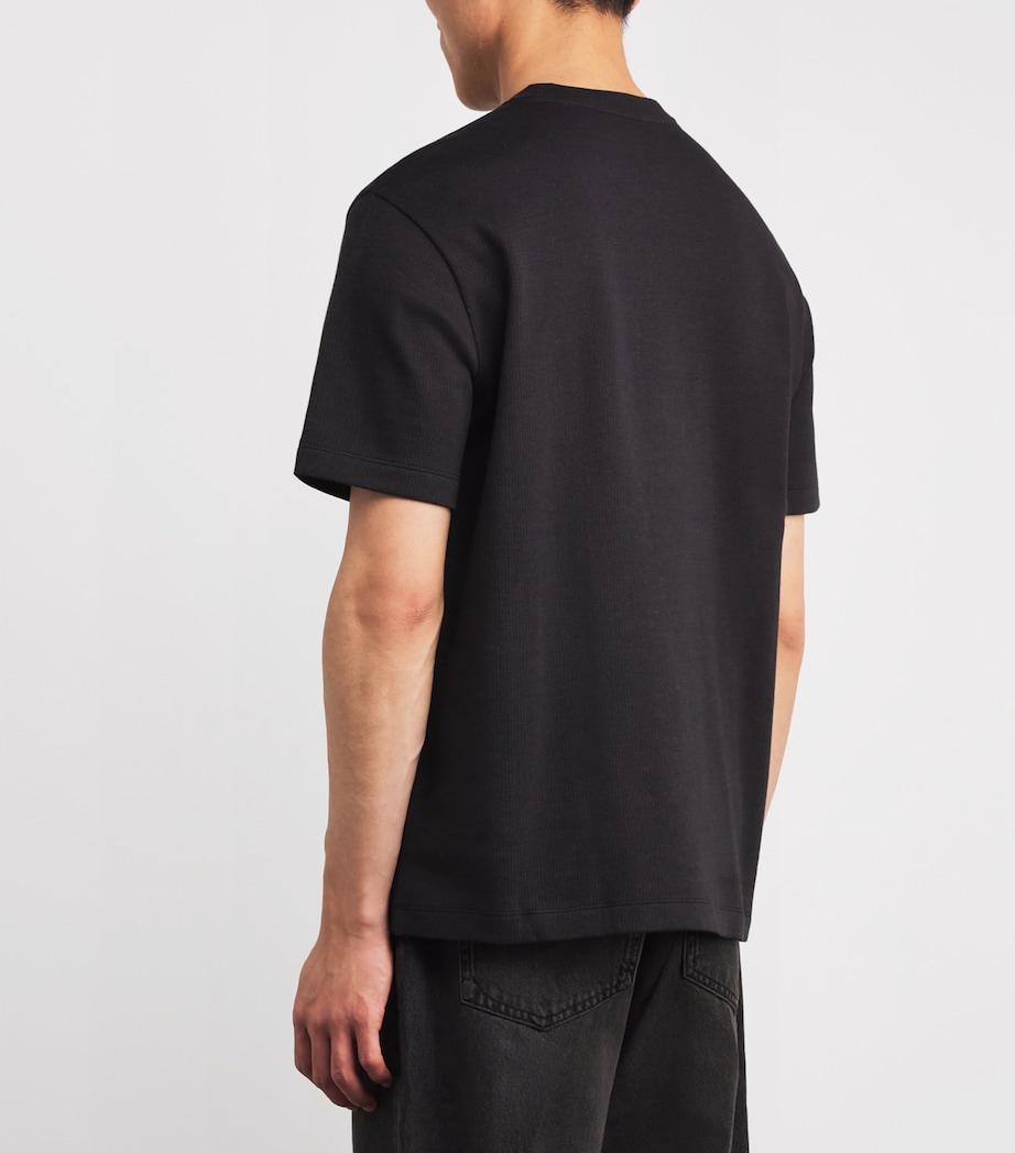 Cotton Mélange-Effect T-Shirt F6003 Image 4