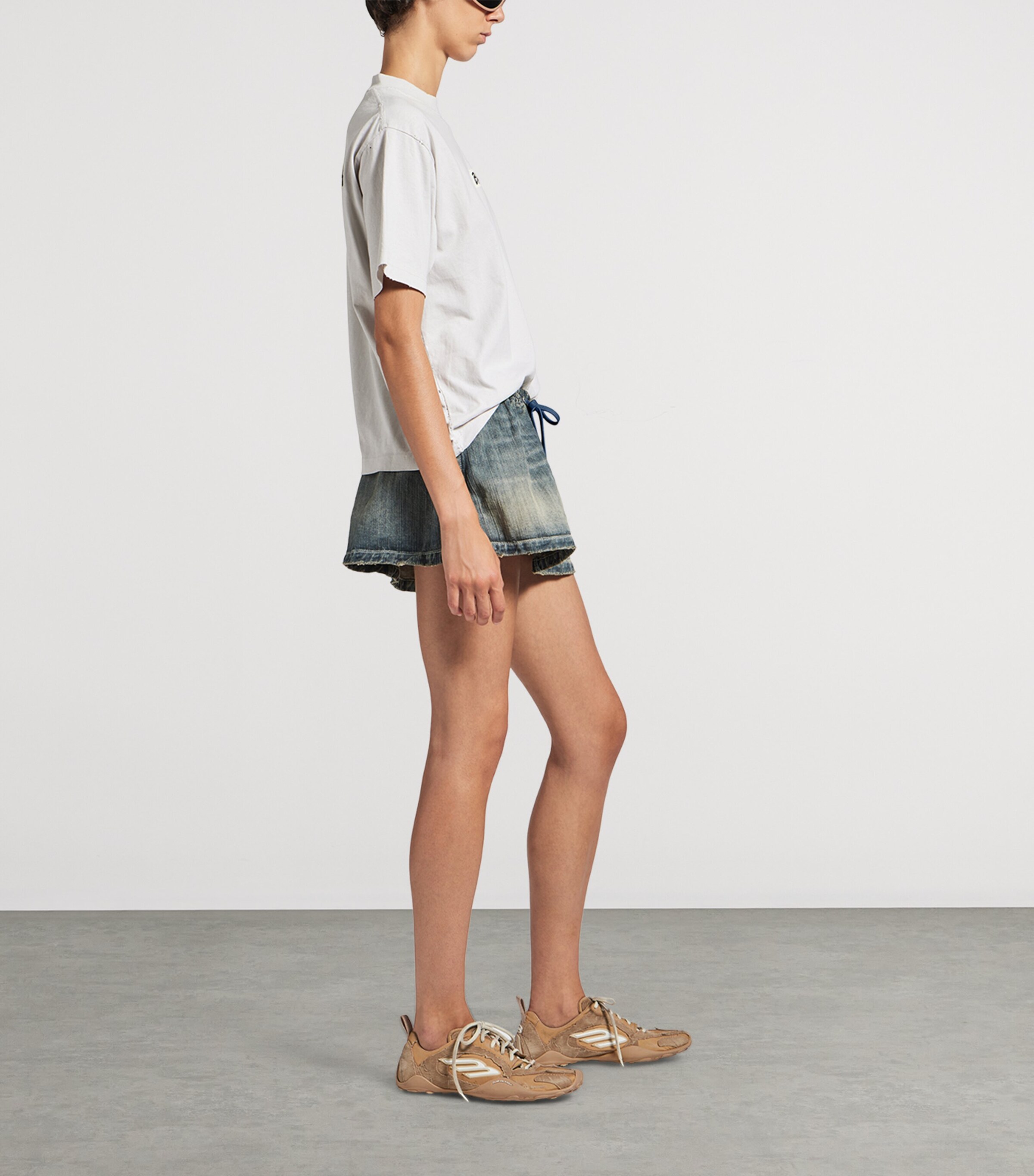 Balenciaga Womens Cotton Masking Tape T-Shirt Image 4