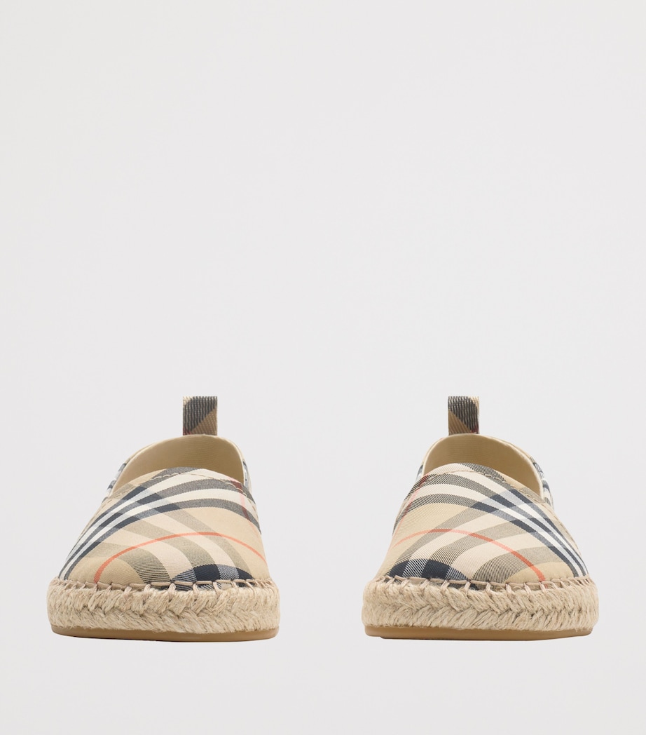 Canvas Check Espadrilles SAND IP CHECK Image 3