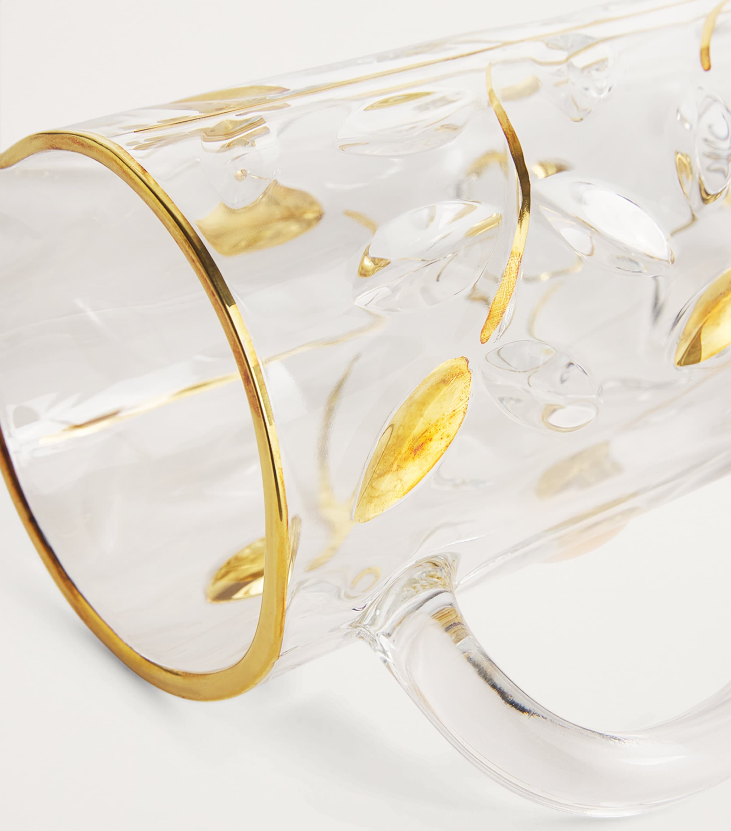 Les-Ottomans Crystal Jug Gold Image 5