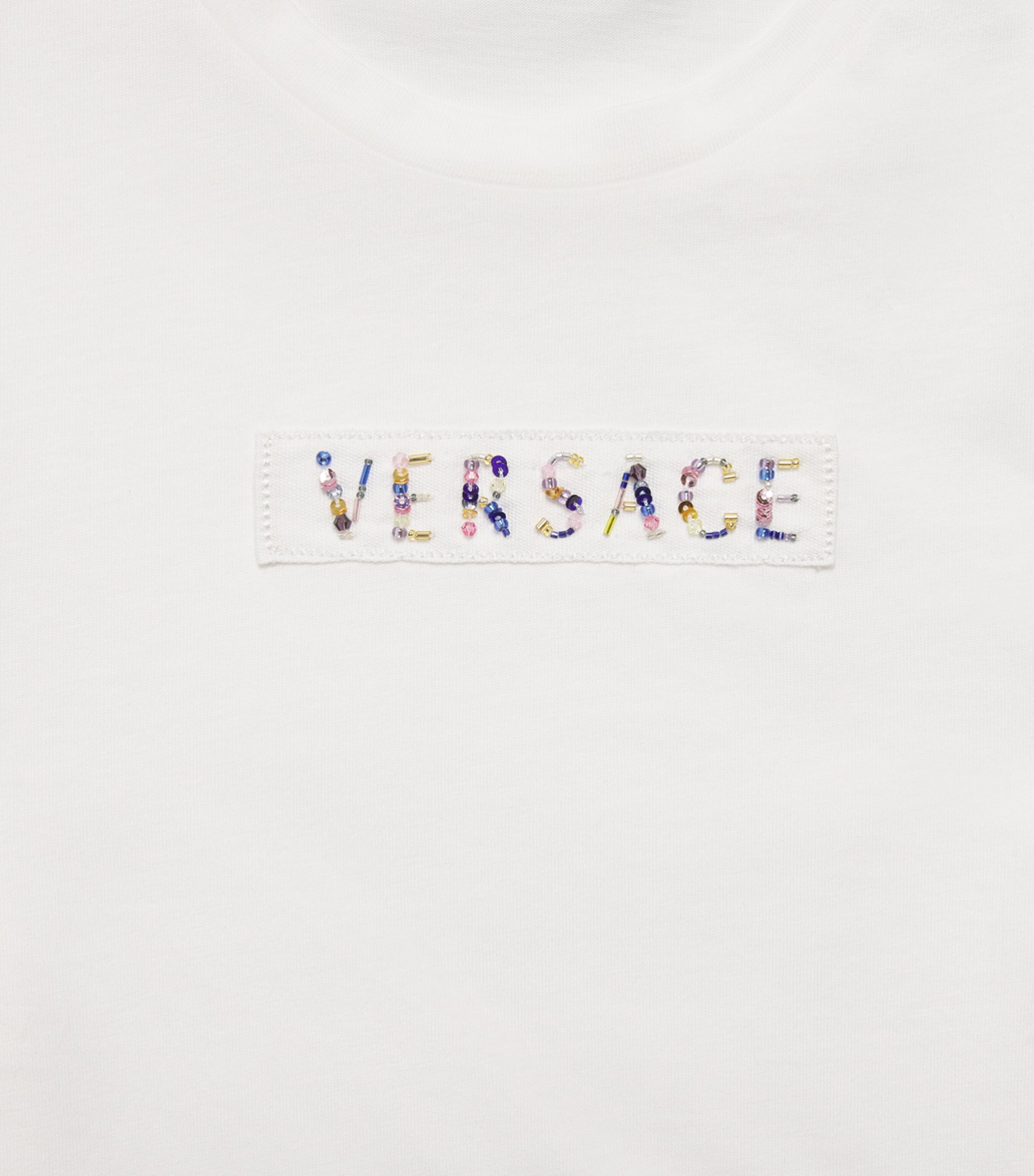 Versace Kids Beaded Logo T-Shirt (4-14 Years) Image 3