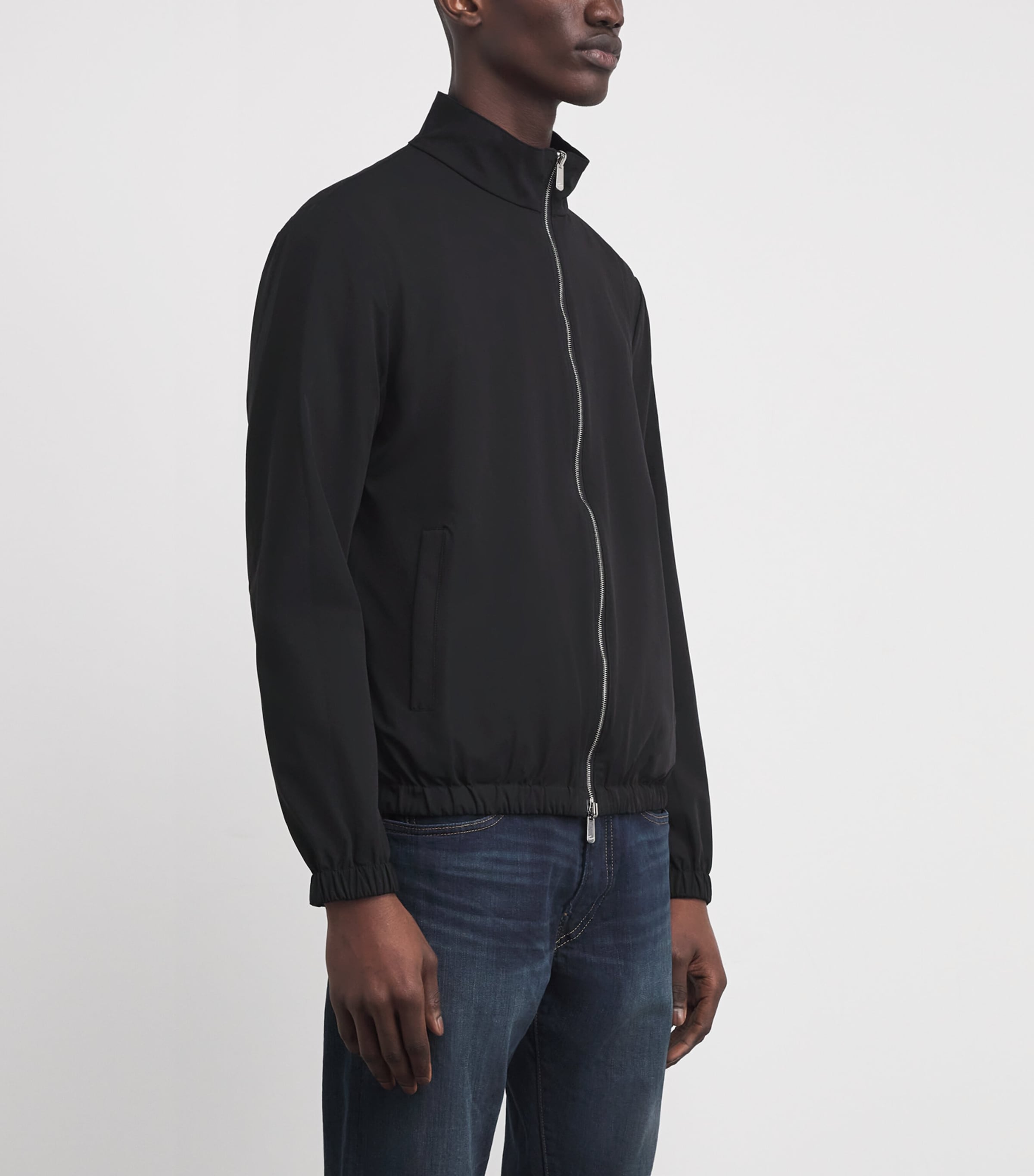 Technical Track Jacket 01-NAVY / BLACK Image 6