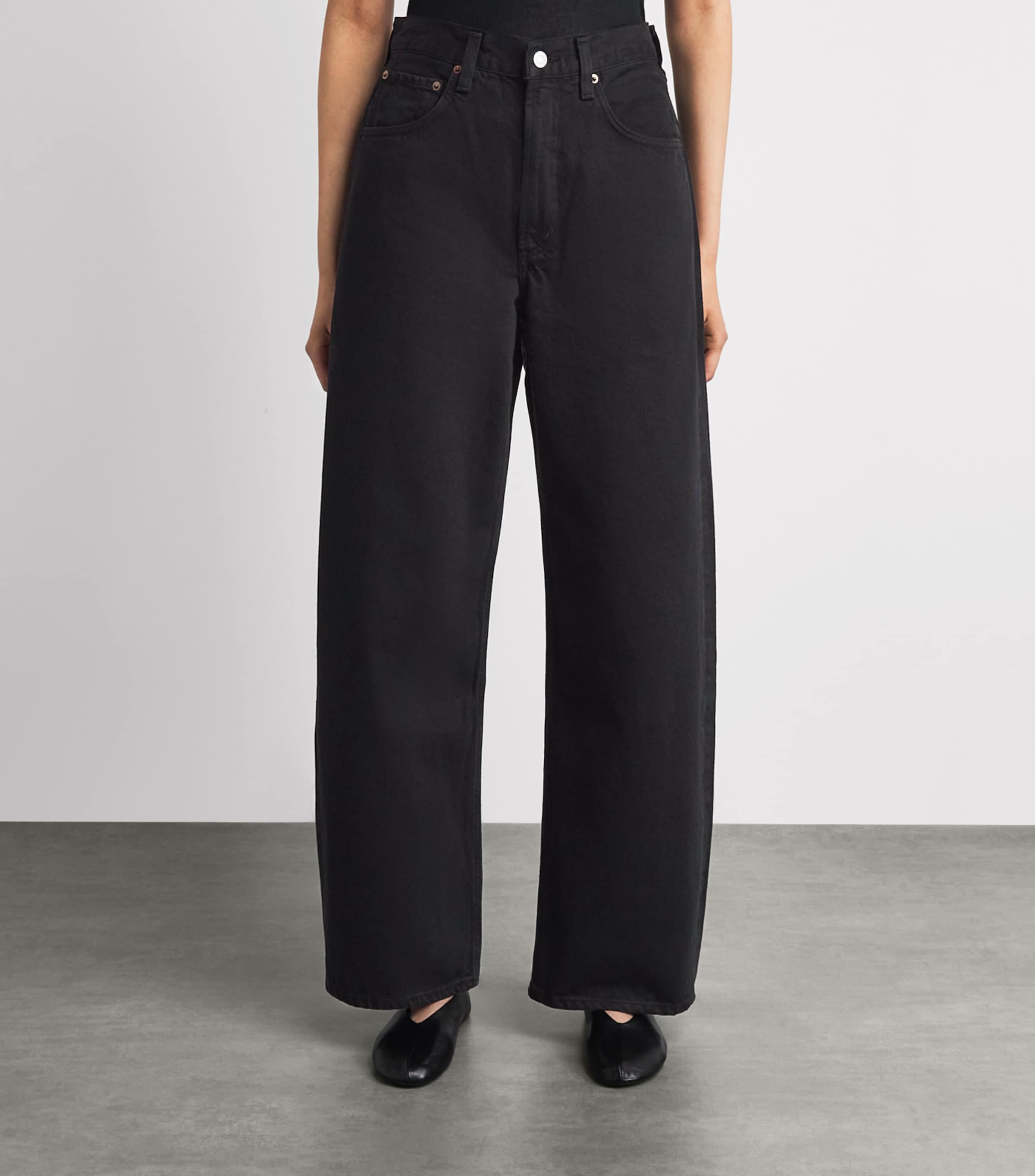 AGOLDE Womens Low Curve Jeans Prof Proof Image 4