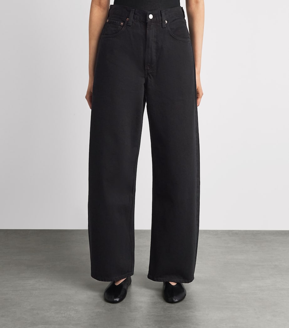 AGOLDE Womens Low Curve Jeans Prof Proof Image 4