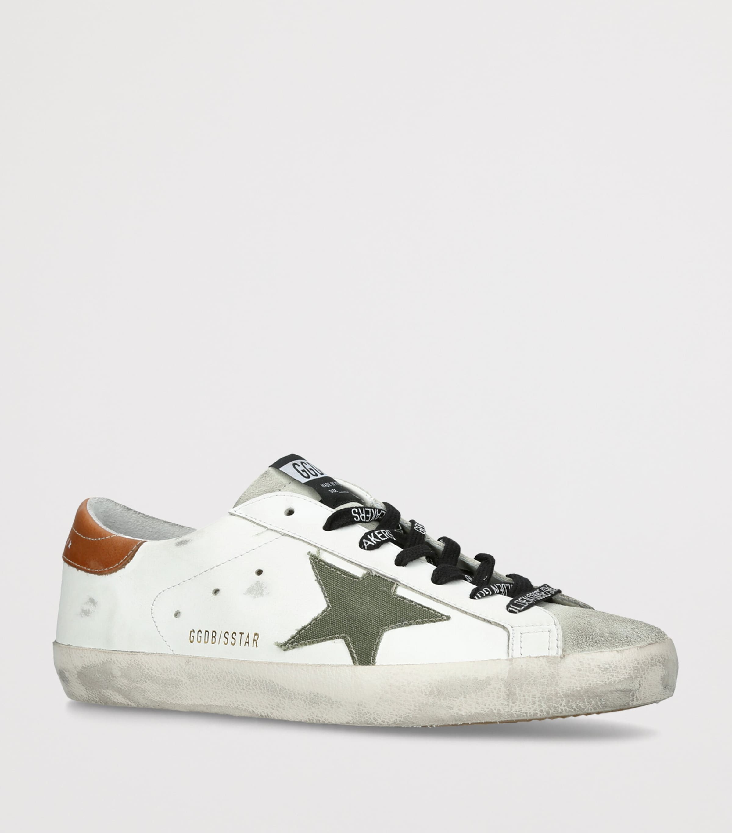 Golden Goose Leather Super Star Sneakers Rust Comb Image 3