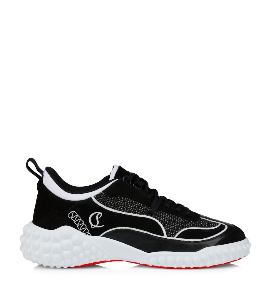 Christian Louboutin Mara Embroidered Sneakers Image 1