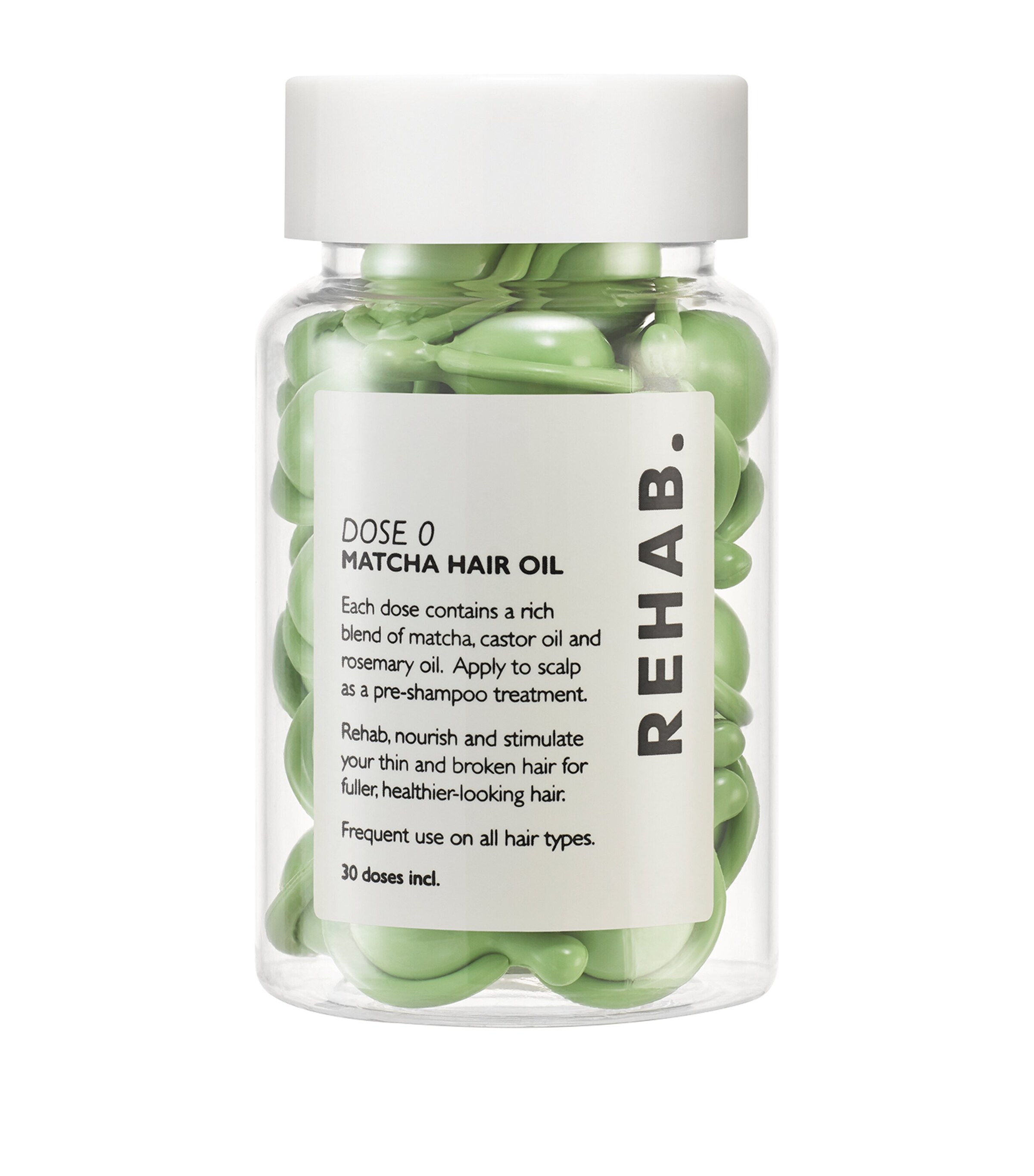 REHAB. Dose 0 Matcha Scalp Oil (30ml) | Haircare | Hair Oils & Serums