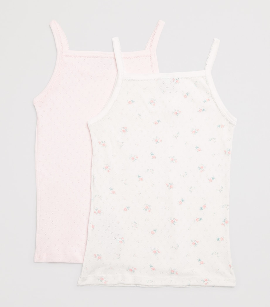 Set of 2 Cotton Pointelle Tank Tops (2-12 Years) VARIANTE 1 Image 2