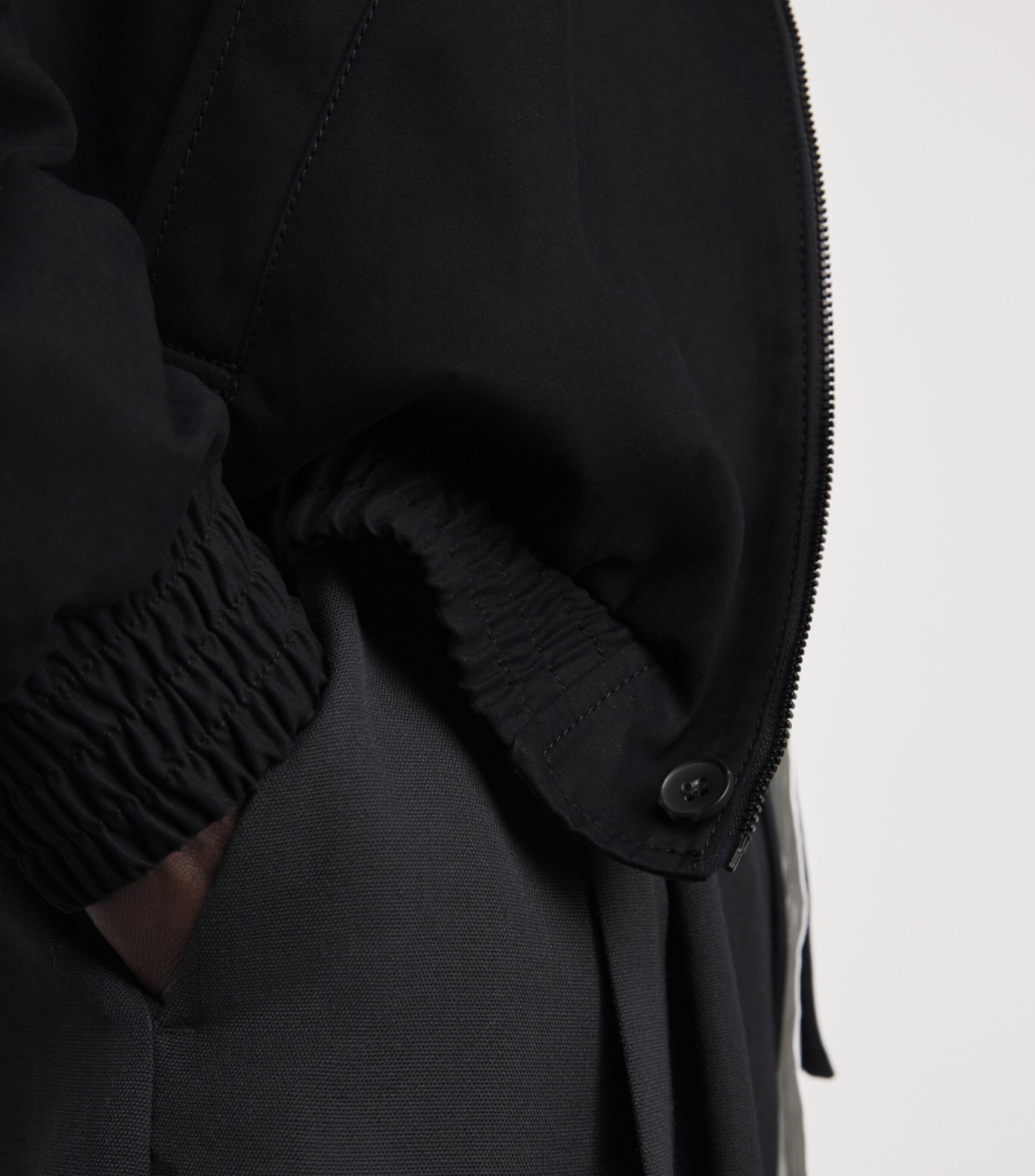 MM6 Maison Margiela Mens Cotton Twill Jacket Black Image 6