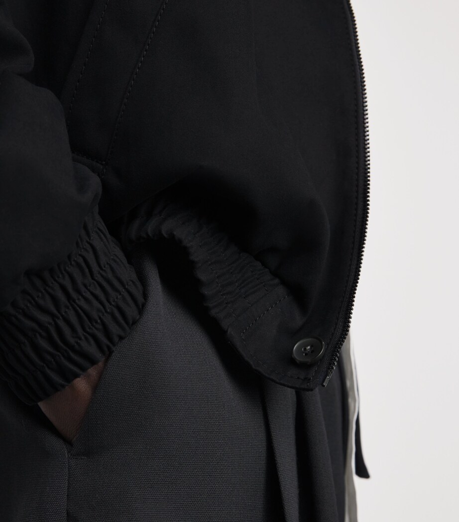 MM6 Maison Margiela Mens Cotton Twill Jacket Black Image 6