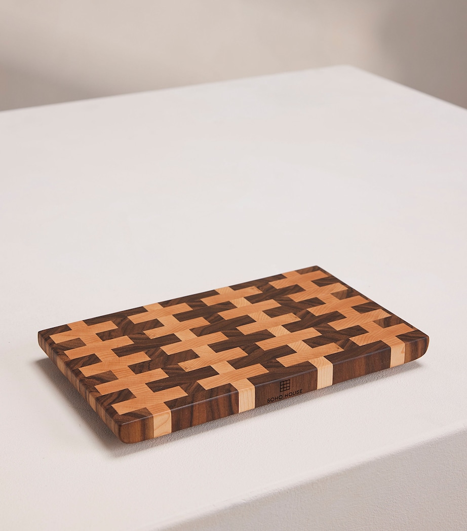 Small Wood Tyrell End Grain Board (29cm) NO COLOUR Image 3