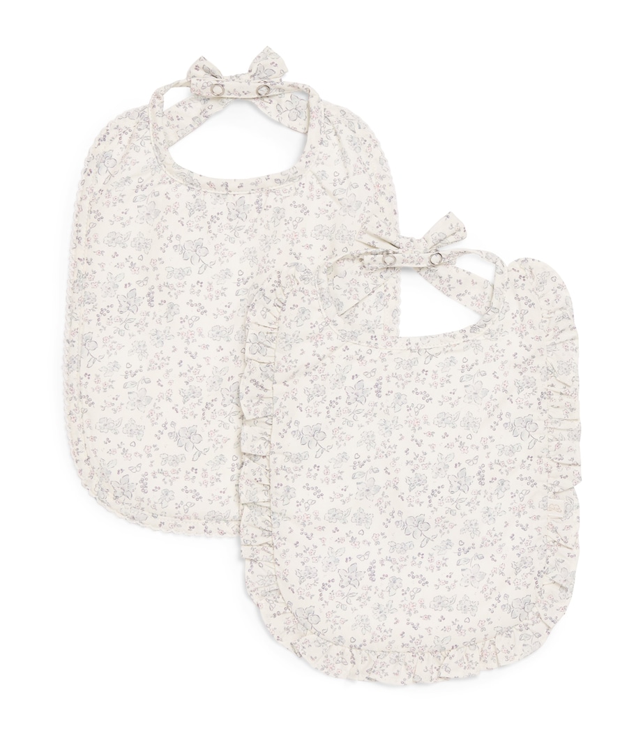 Athena Print Bianca Bib (Set of 2) SANDSTONE/LILAC Image 1