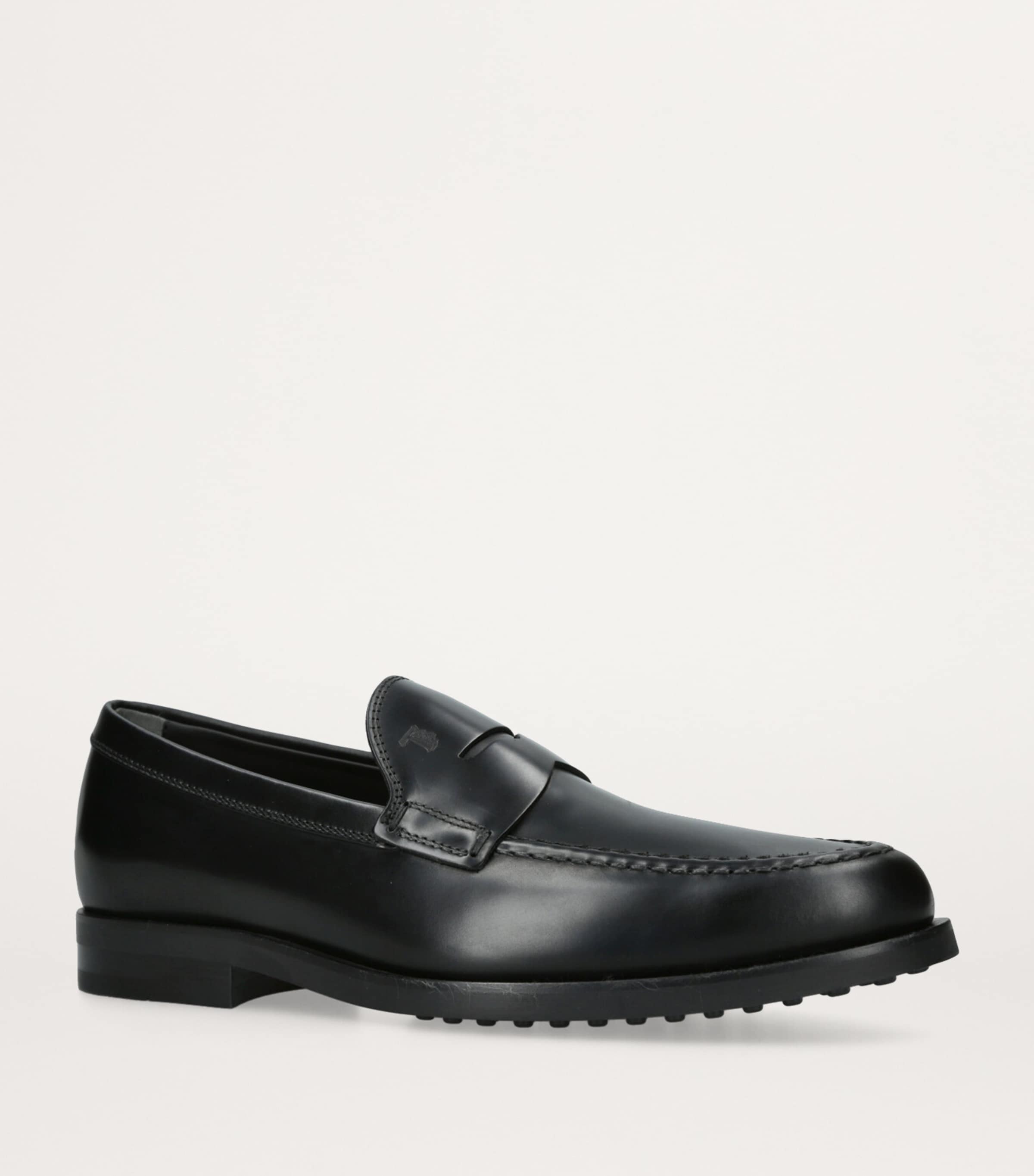 Leather Gomma Loafers BLACK Image 3
