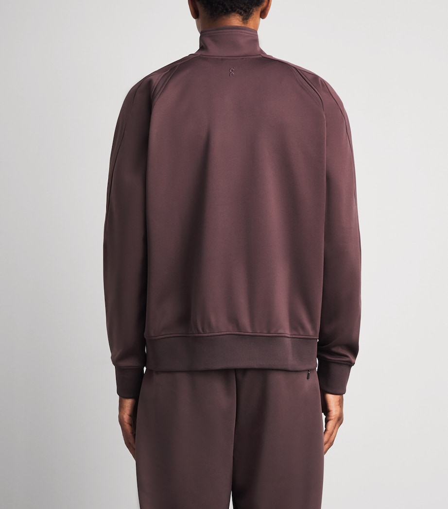 On Mens Courtside Track Jacket Mulberry Image 5