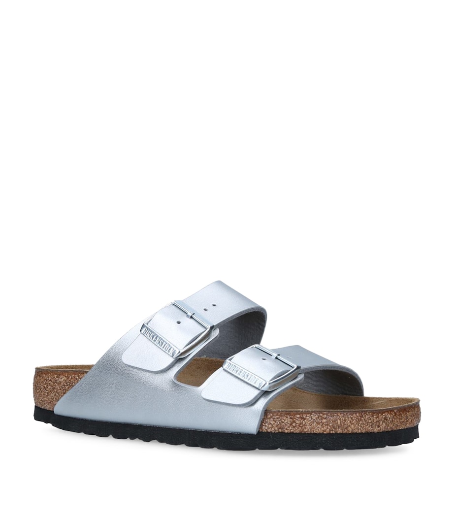 Birkenstock Arizona Birko-Flor Sandals Silver Image 1