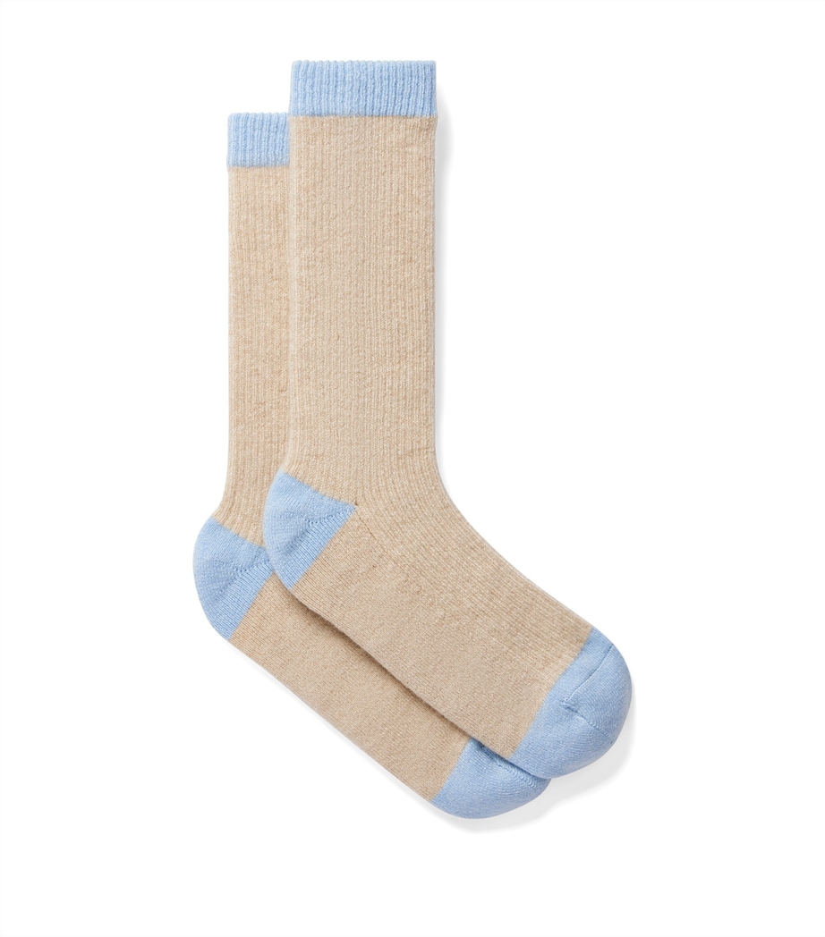x Guest In Residence Cashmere Loran Ribbed Socks RA SABLE Image 1