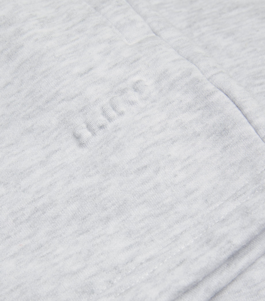 Cotton-Blend Fleece Classic Shorts LIGHT HEATHER GREY Image 5