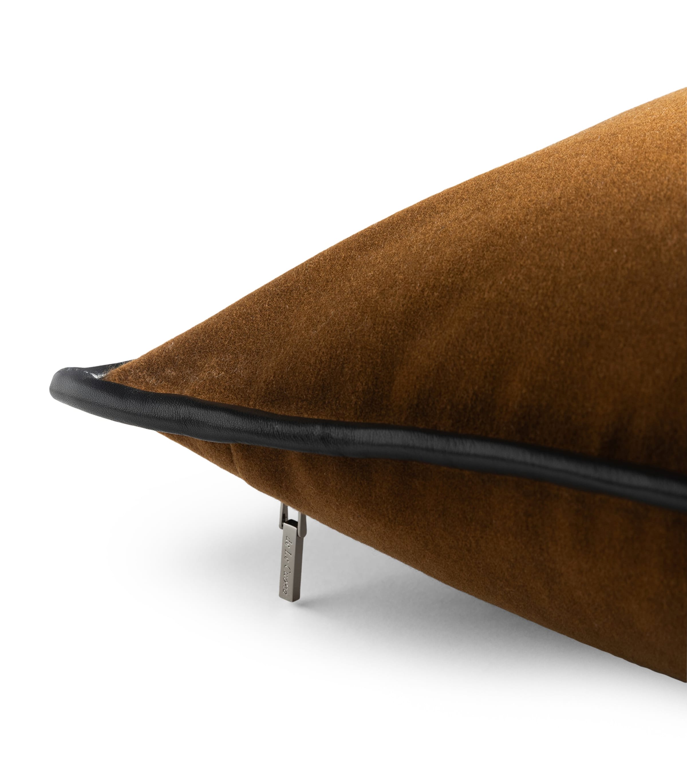 Merino Velvet Cushion (55cm x 55cm) MAPLE Image 3