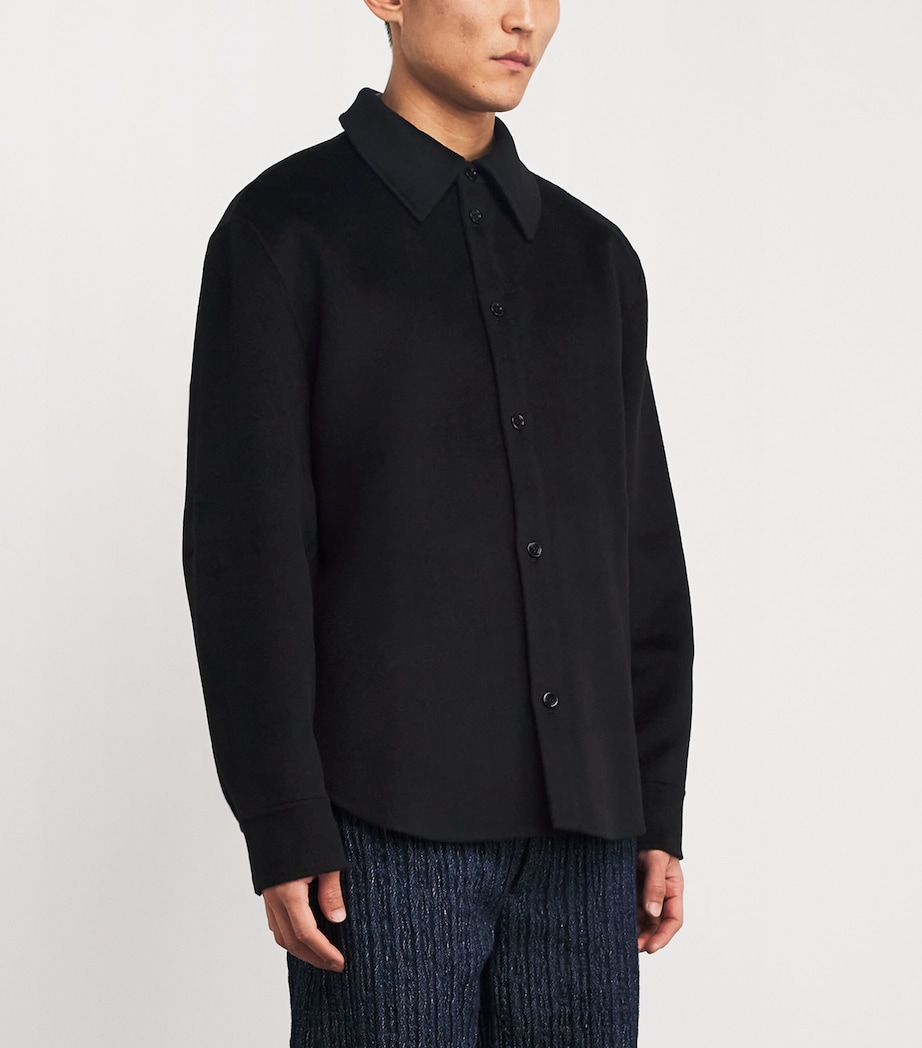 Wool-Cashmere Overshirt BLACK DOUBLÉ CASH Image 3