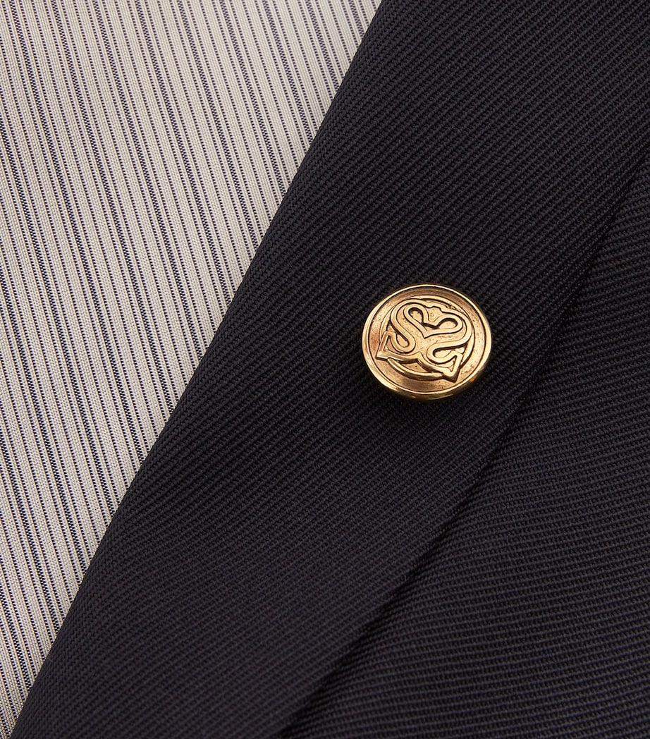 Double-Breasted Blazer NAVY BLUE Image 5