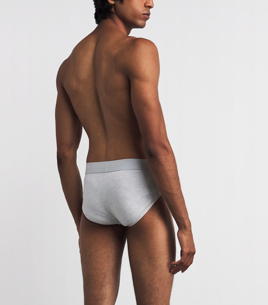 Skims Mens Stretch Briefs (Pack of 3) Raven Multi Image 3