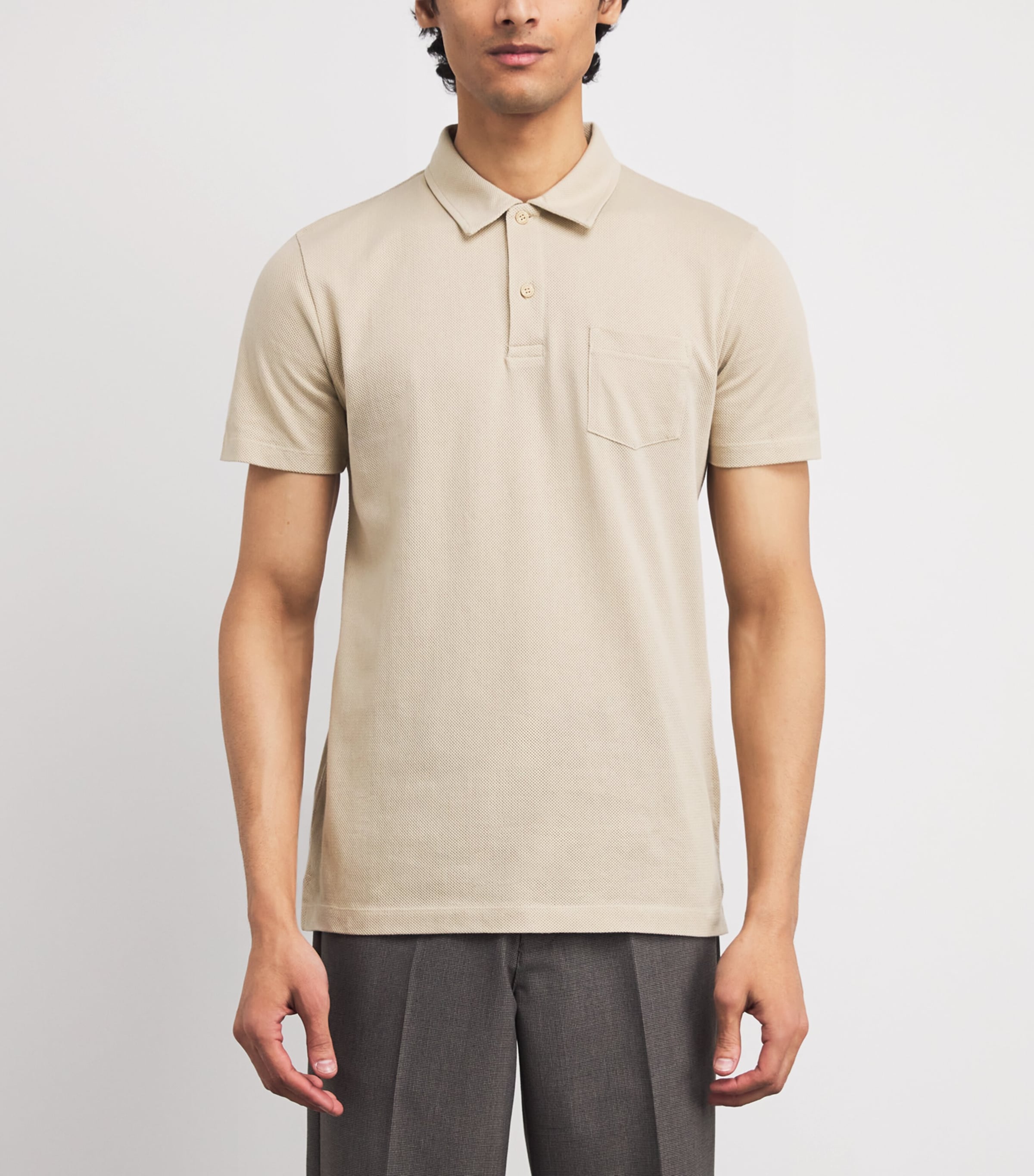 Supima Cotton Riviera Polo Shirt BRGT HAZELWOOD Image 3