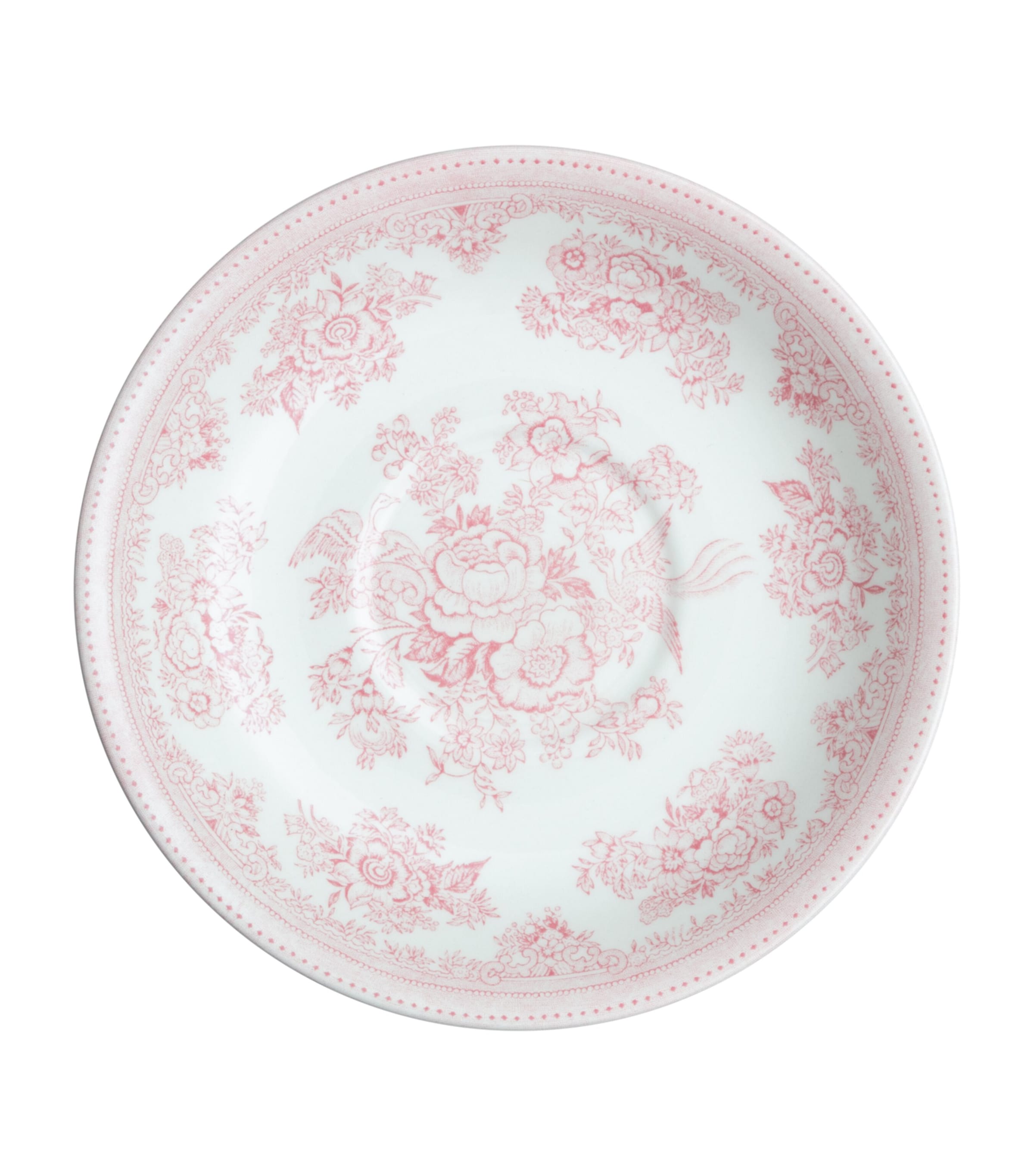 Pink Asiatic Pheasants Breakfast Cup and Saucer PINK Image 3