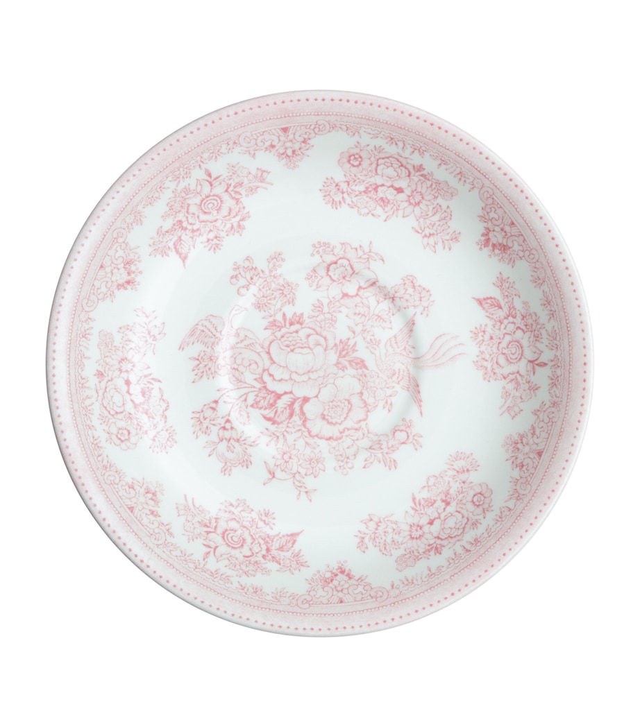 Pink Asiatic Pheasants Breakfast Cup and Saucer PINK Image 3