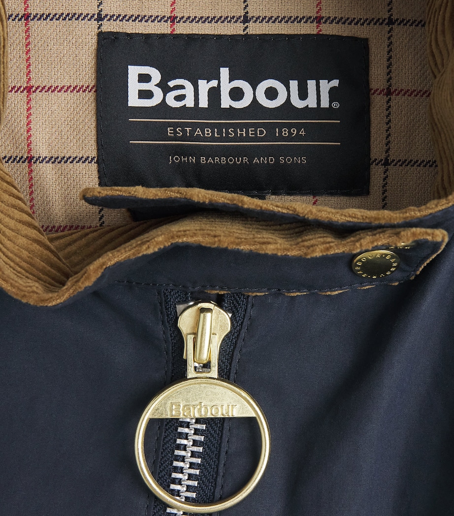 Barbour Womens Blackthorn Jacket Vulcan Navy/beige Ta Image 6