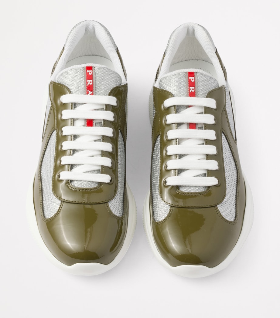 Patent Leather-Blend America's Cup Sneakers F04B4 Image 3