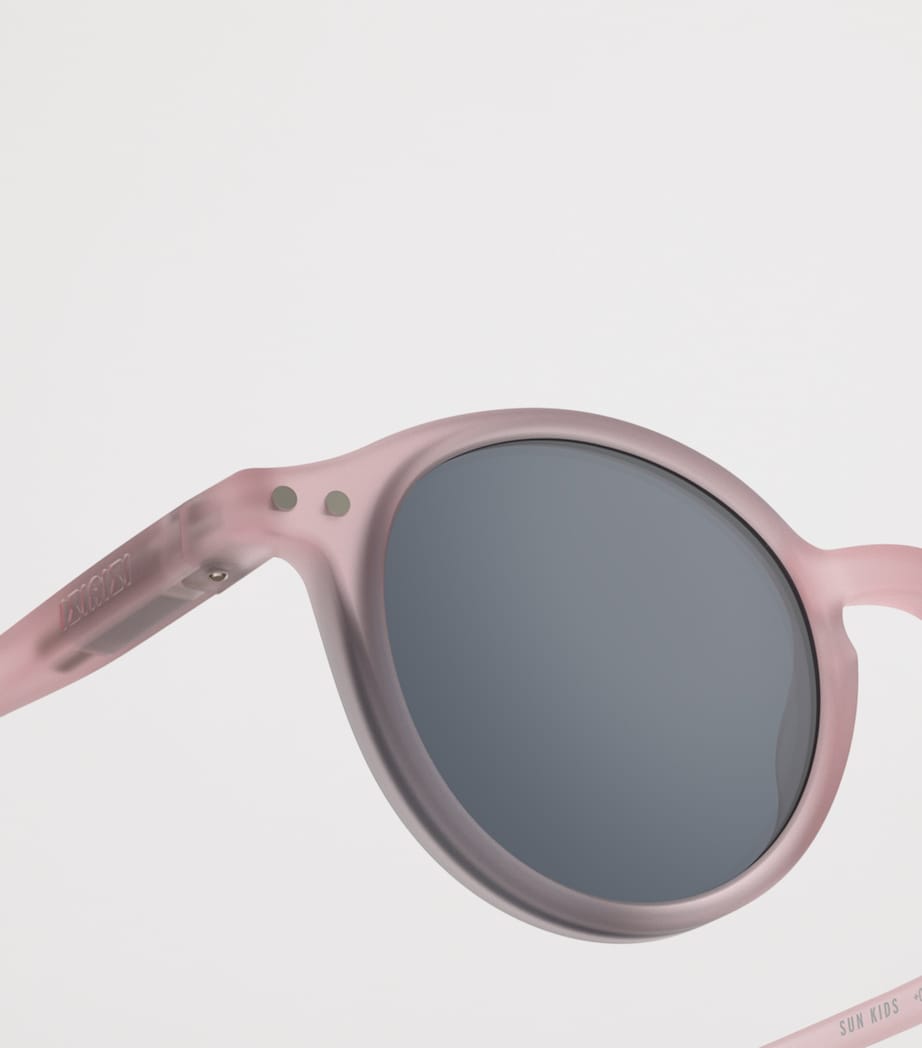 IZIPIZI KIDS #d Round Sunglasses (3-5 Years) Pink Image 3