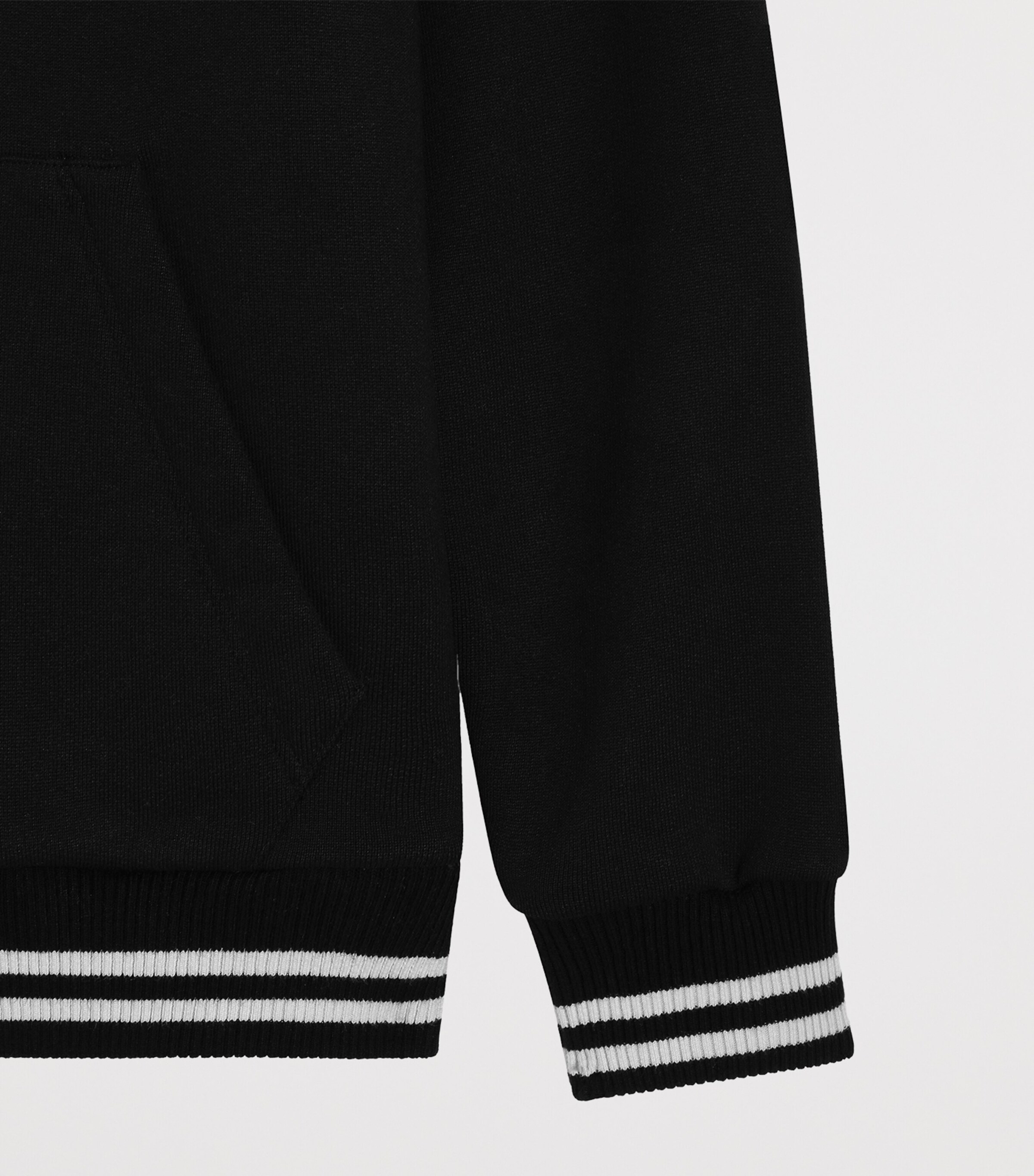Dolce&Gabbana Kids Cotton Logo Zip-Up Hoodie (8-12+ Years) Black Image 4