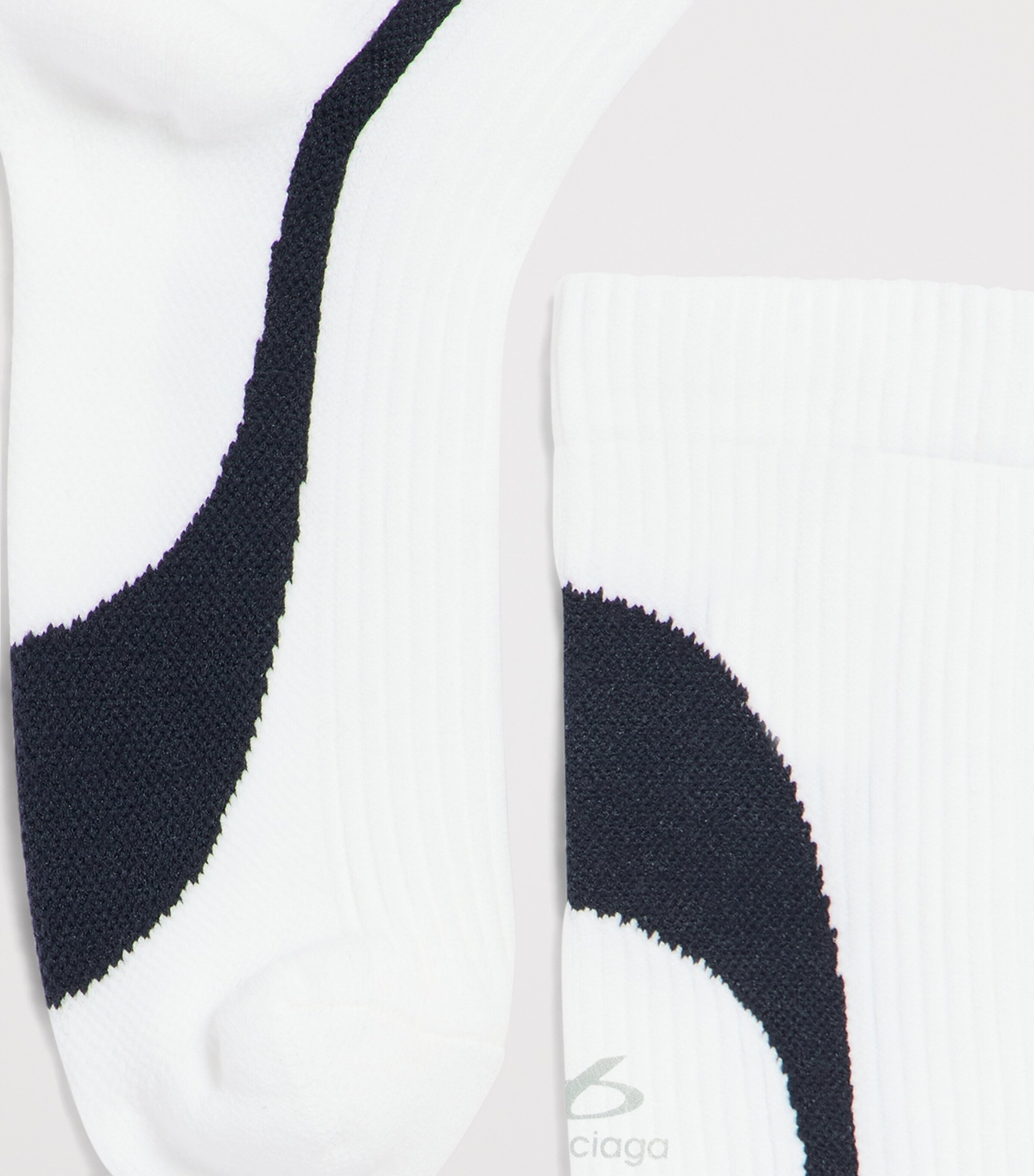 Balenciaga Mens Wave Print Socks Image 3