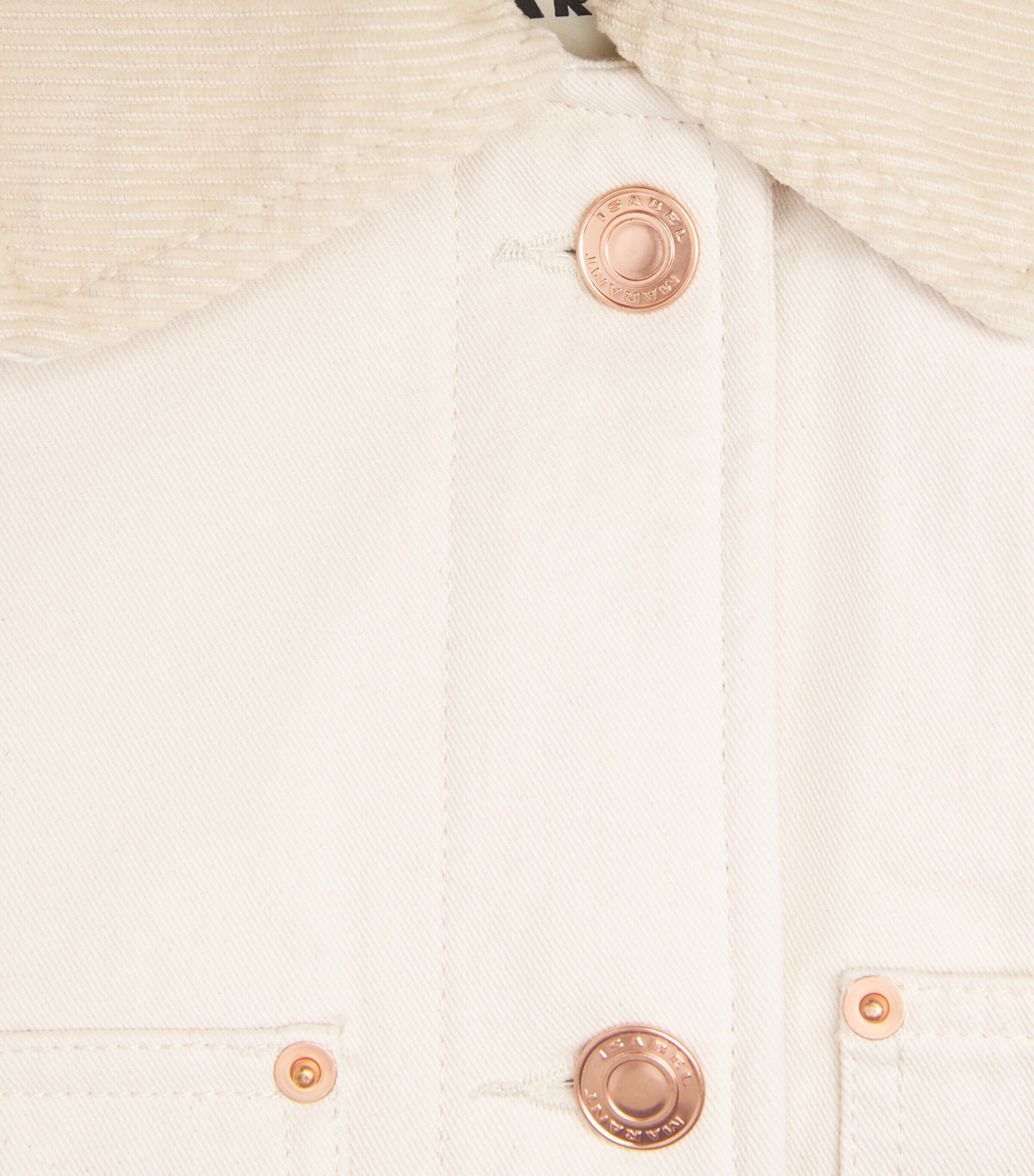 Isabel Marant Ivory Cotton Ninon Jacket | Harrods US