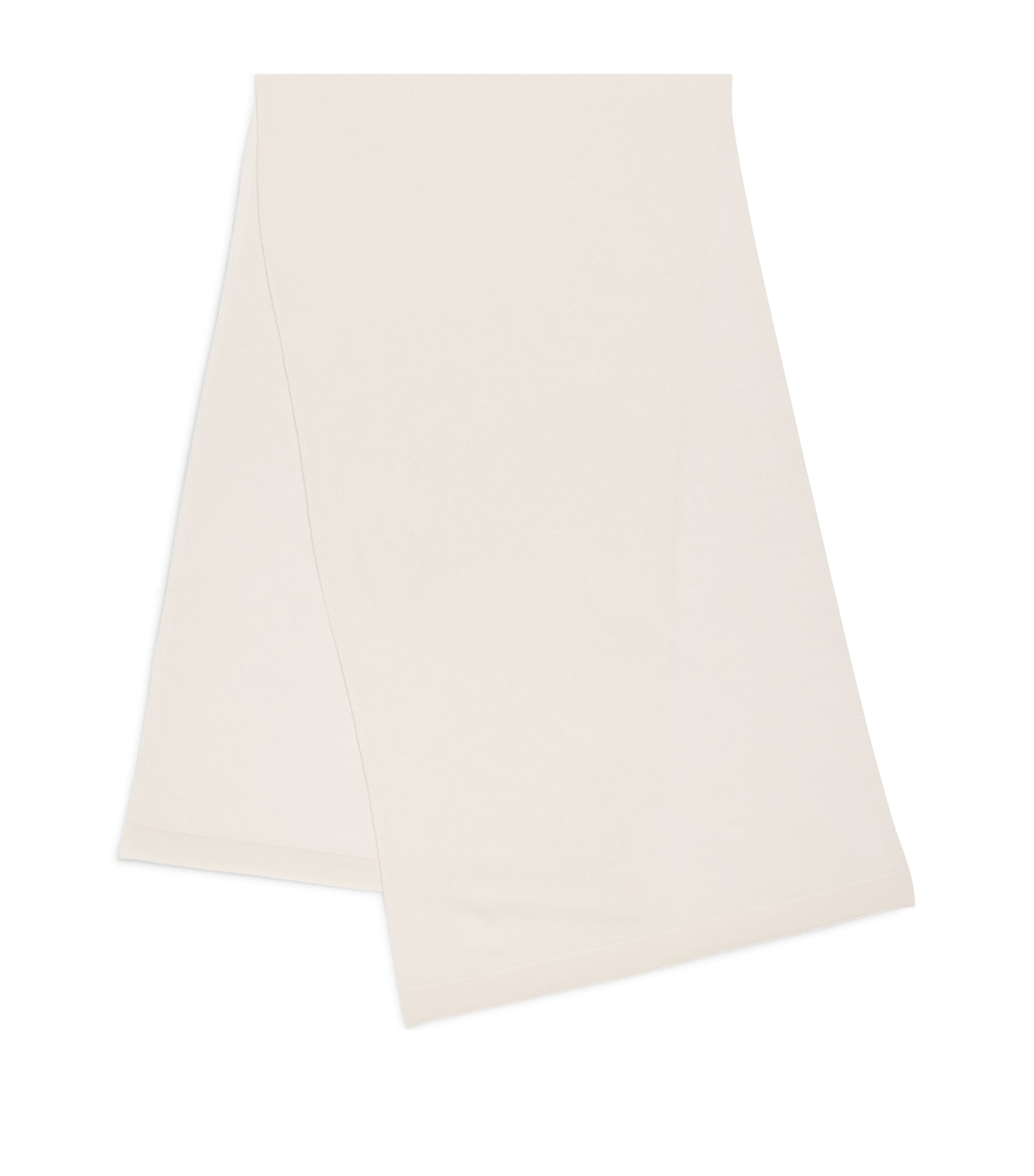 Shop Harrods Cashmere Scarf In Ivory