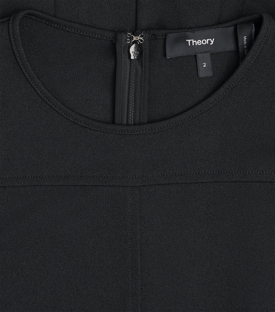 Woven Pleated Midi Dress BLACK - 001 Image 5