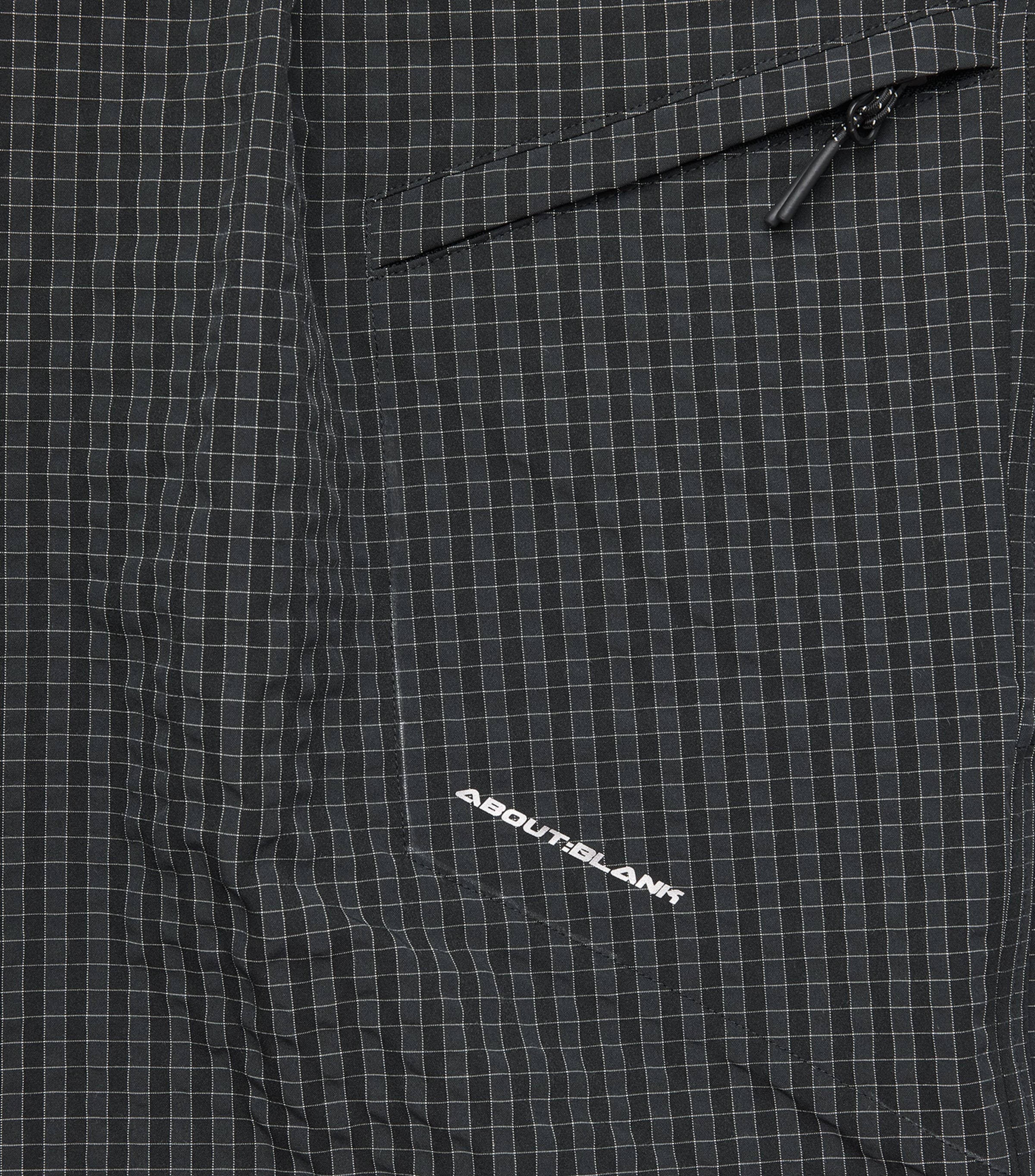 about:blank Mens Technical Pleated Trousers Navy Check Image 2