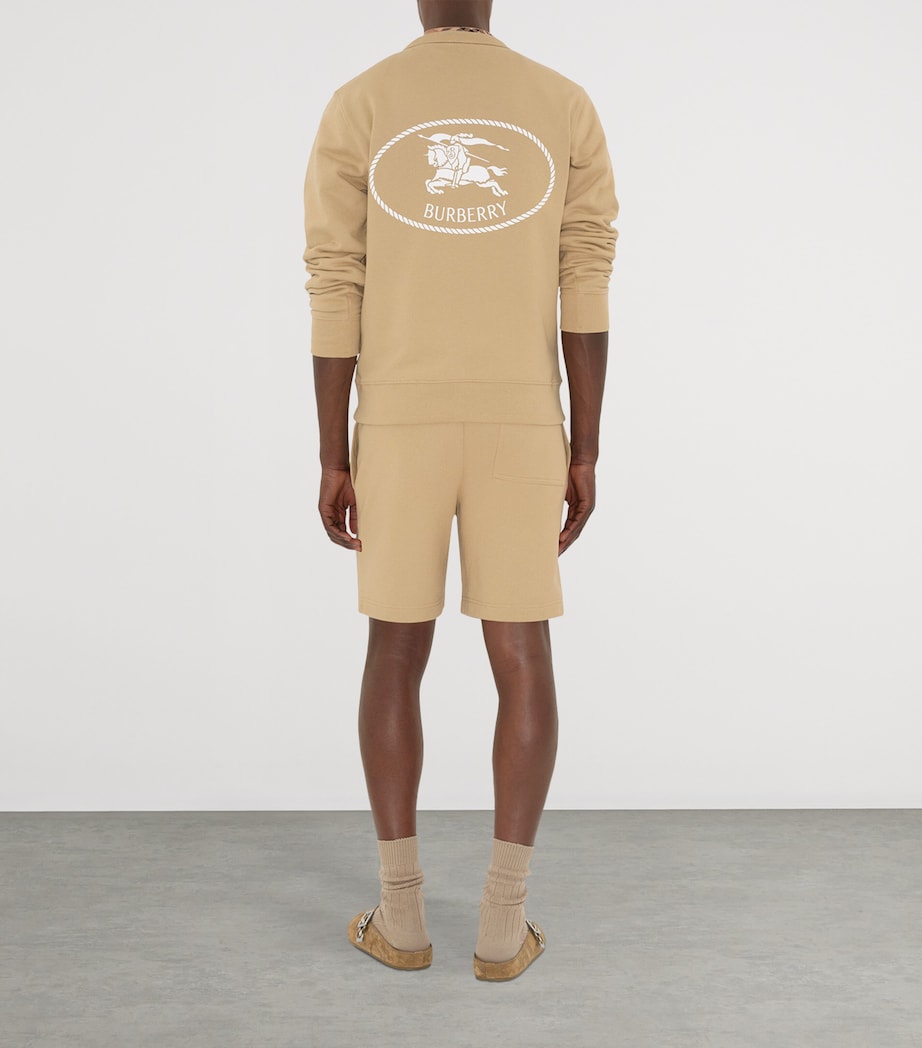 Cotton Knight Stamp Shorts FLAX Image 4